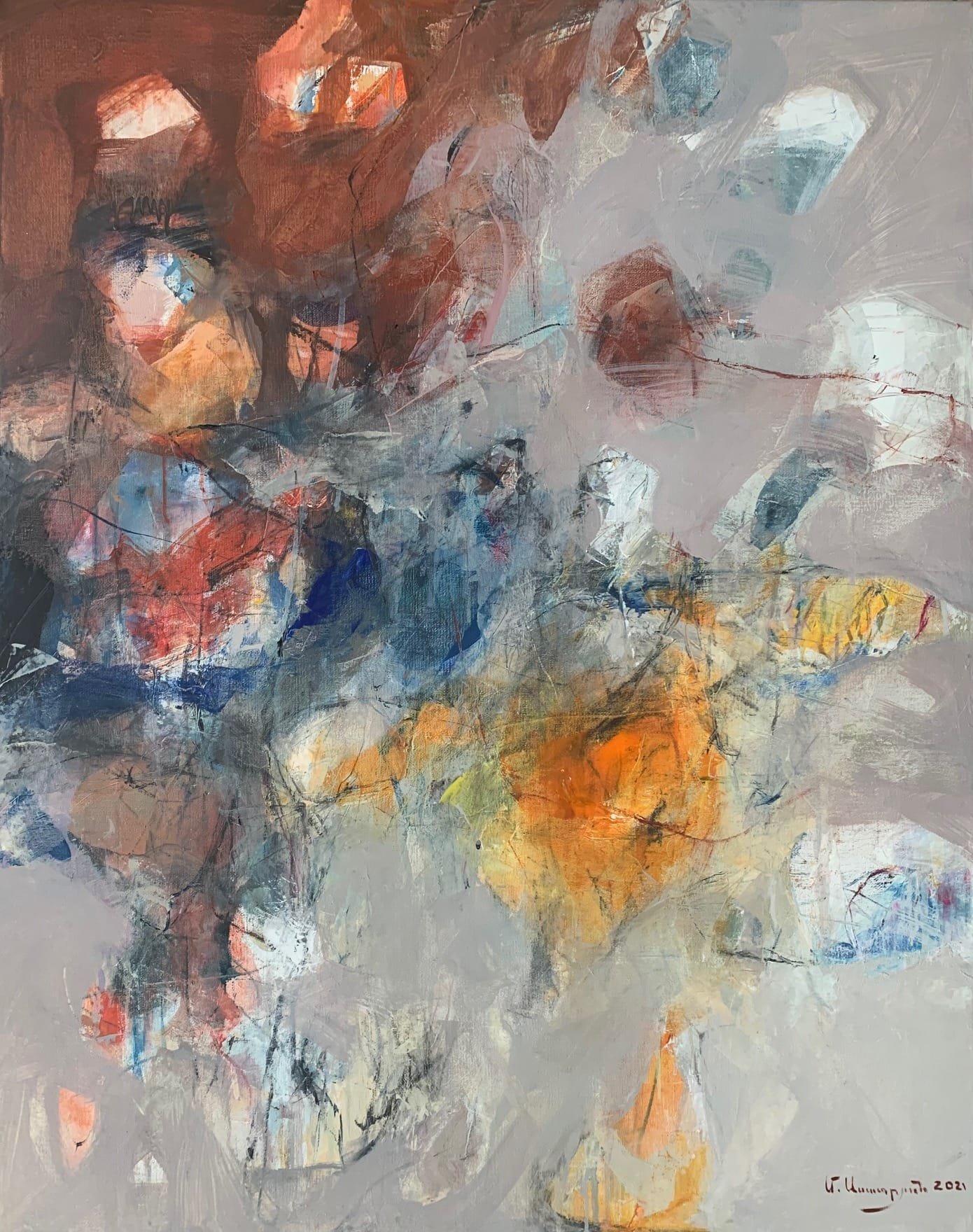 Composition in English Red