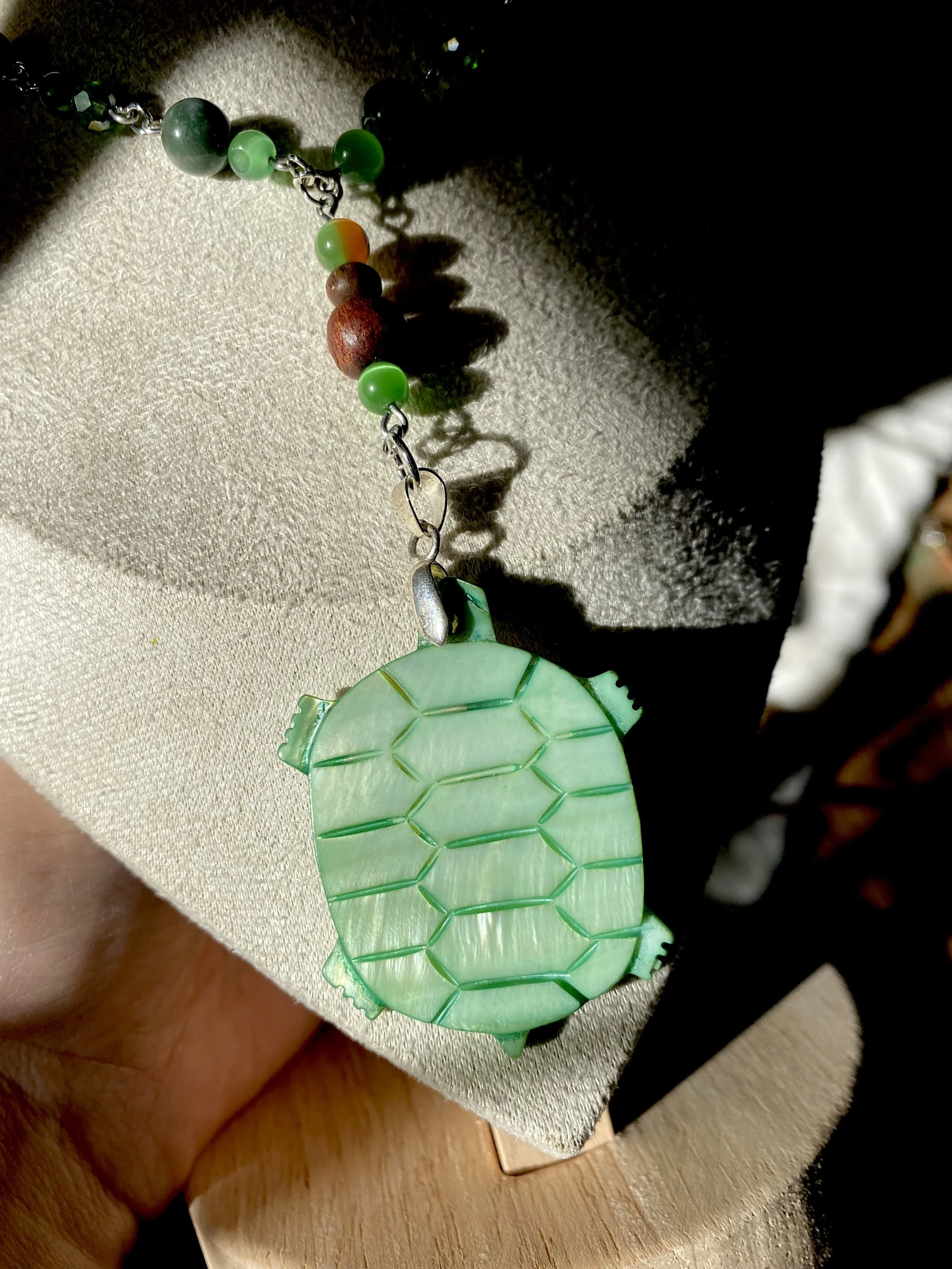 Green Turtle Necklace