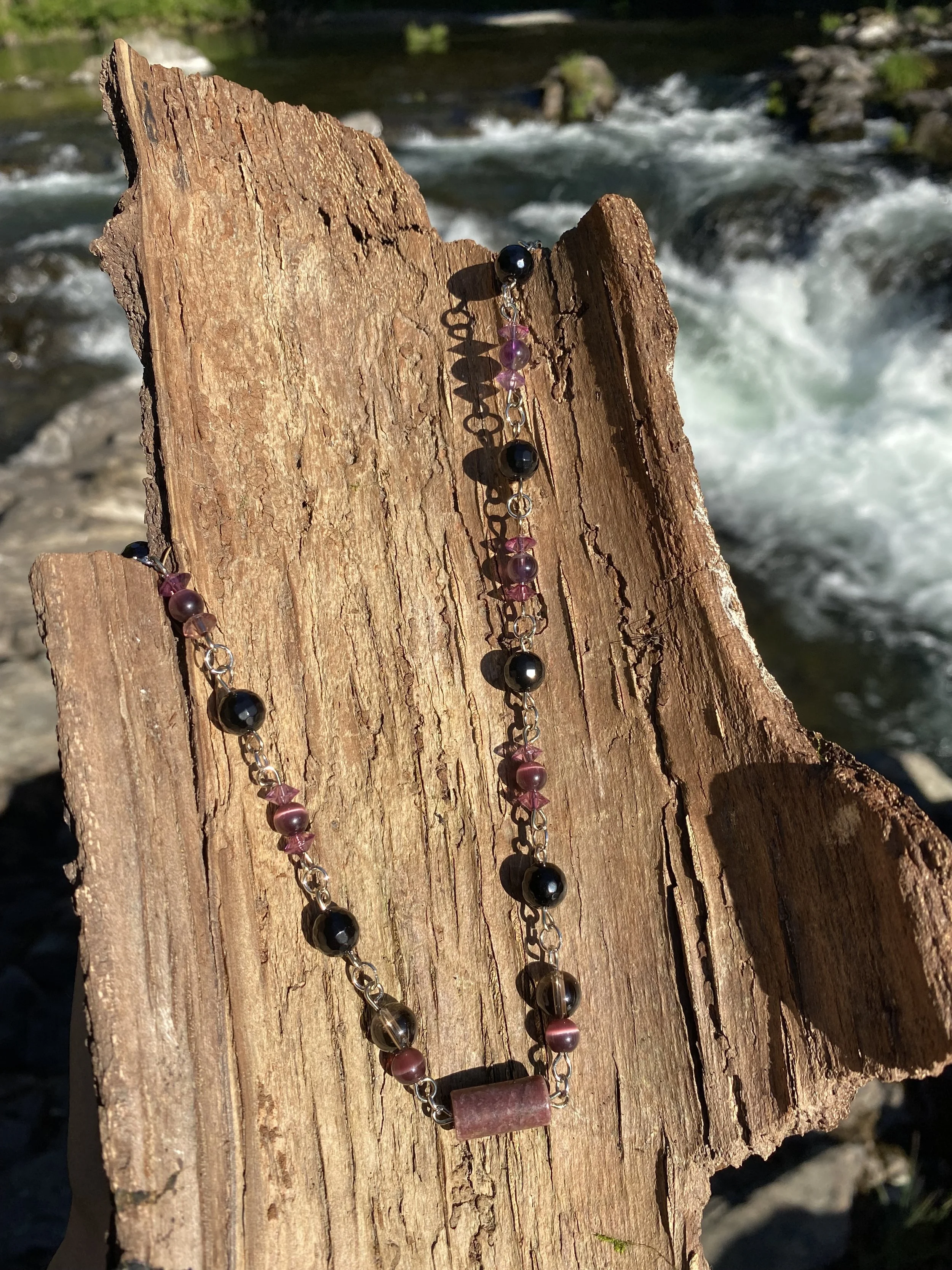Purple Stone Necklace
