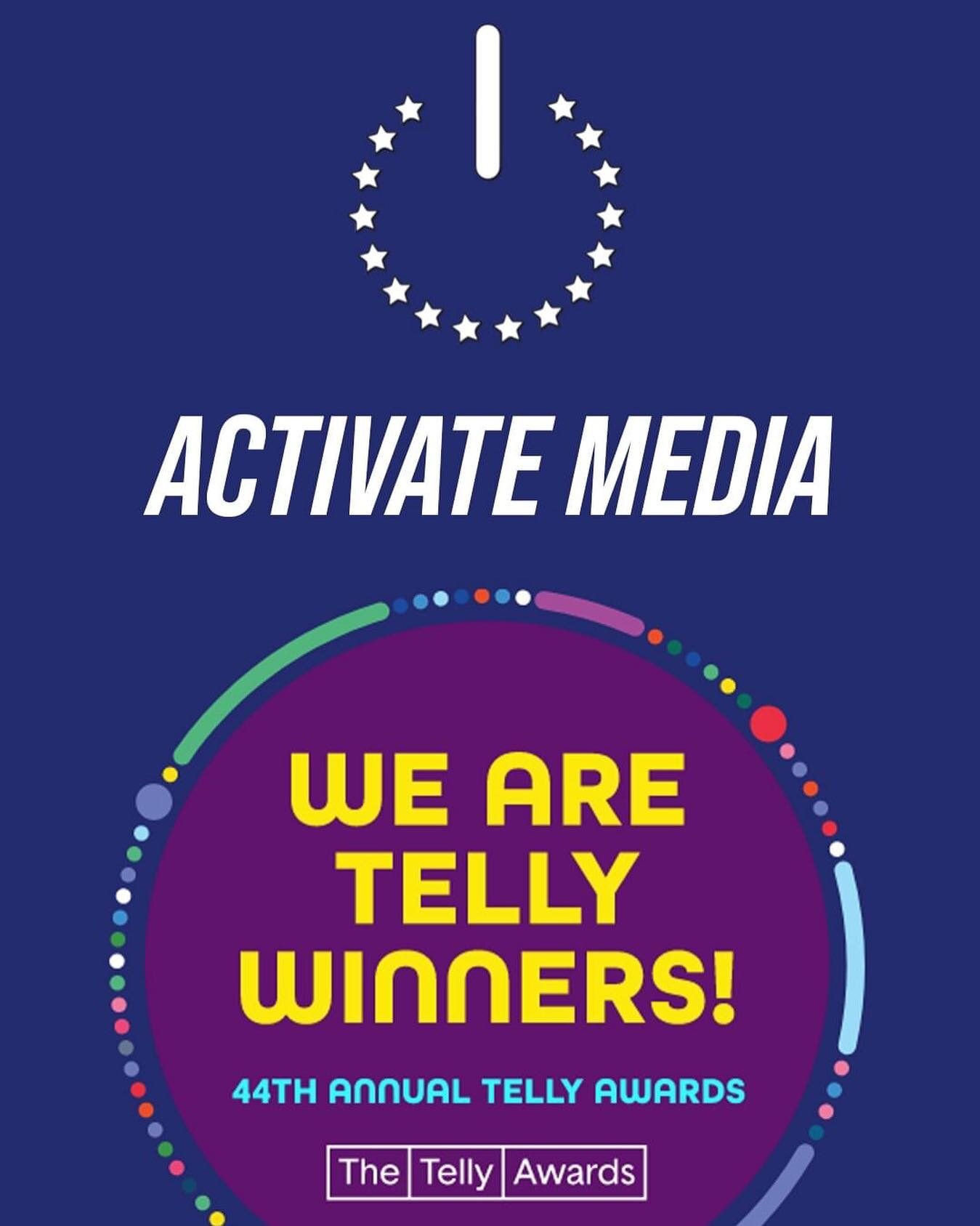 🥹 Proud to announce that Activate Media was recognized TWICE for Political Campaign Advertising and Social Video in the 44th Annual #Telly Awards! Congrats to the other winners in these two critical categories, including fellow NJ firm Taft Communic