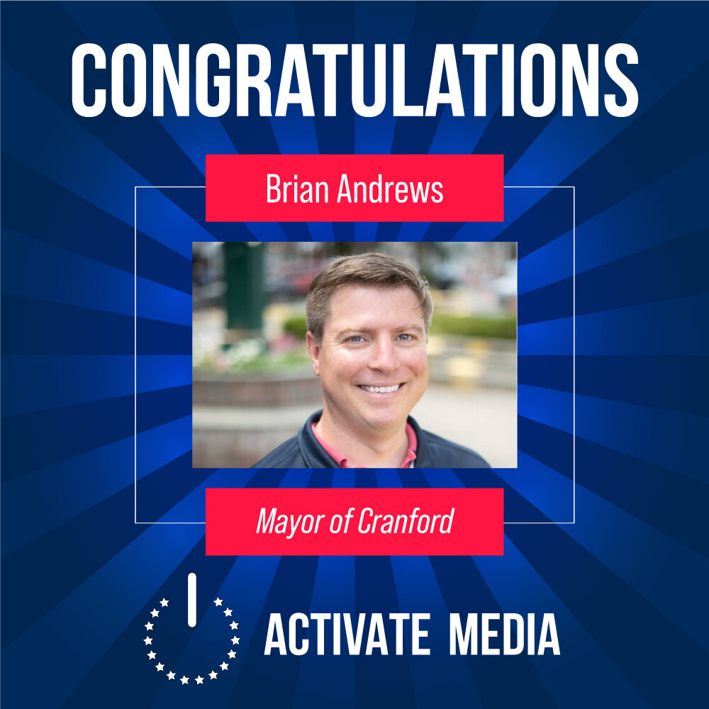 It's finally time: CONGRATULATIONS to Andrews and Gallo for Cranford! BIG WIN! #Grateful