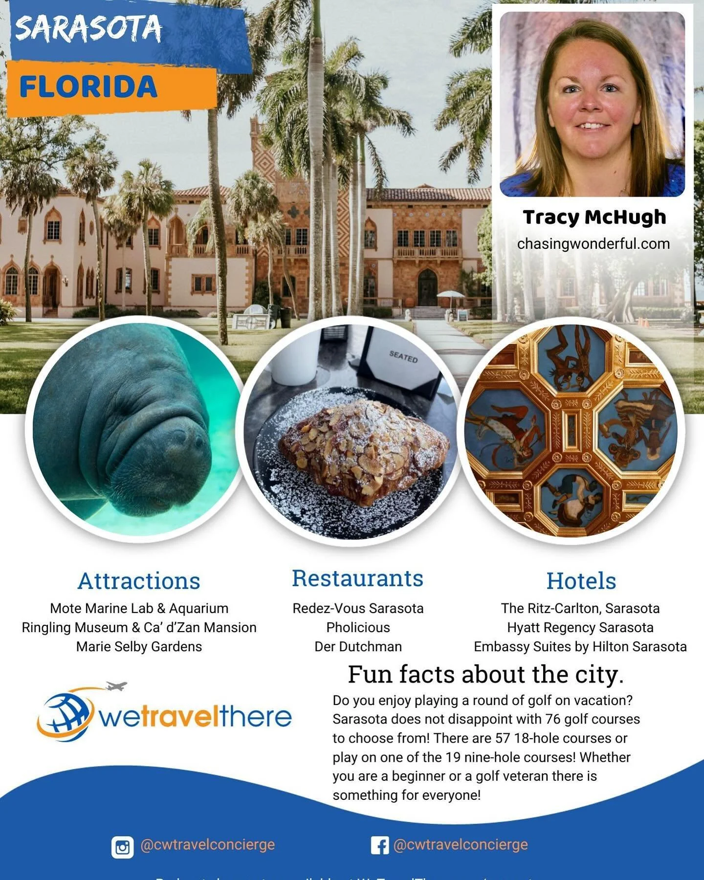 I recently had the opportunity to connected with the We Travel There host, Lee Huffman to discuss all things Sarasota, Florida.

Check out the podcast with show notes included! Link in bio.
.
.
.
.
.
.
#sarasota #sarasotaflorida #florida #podcast #tr