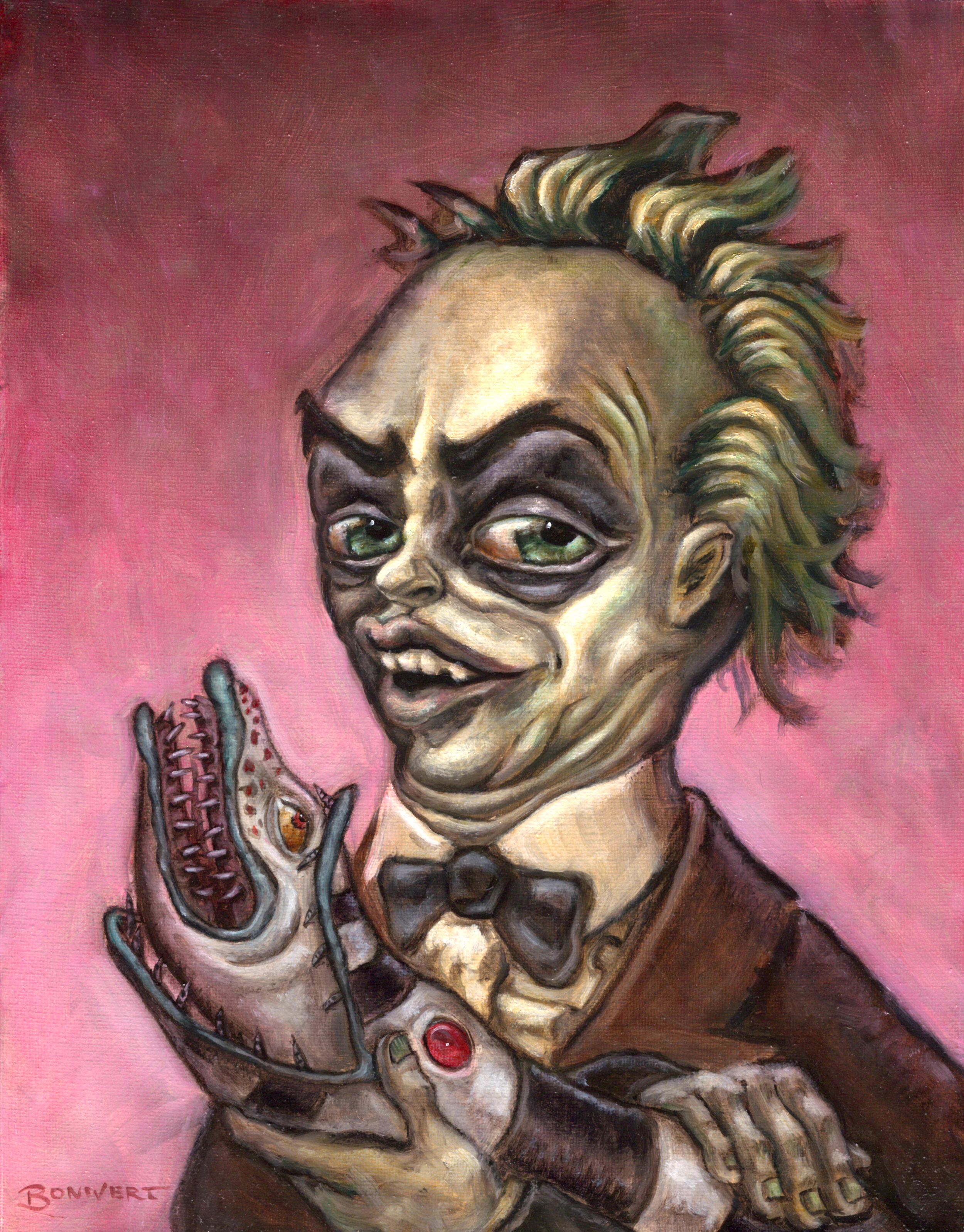 Beetelicious, Oil on Canvas, 11"x14", 2019