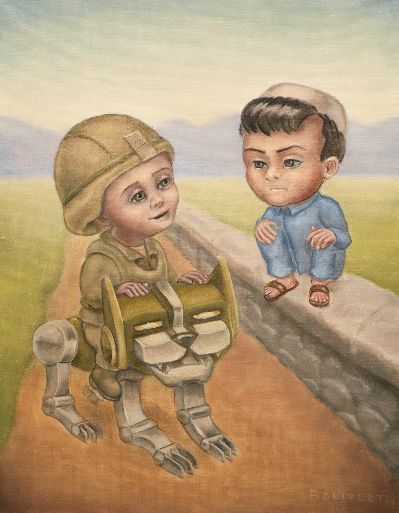Well, Gotta Go, Bye, Oil on Linen, 11"x14", 2022