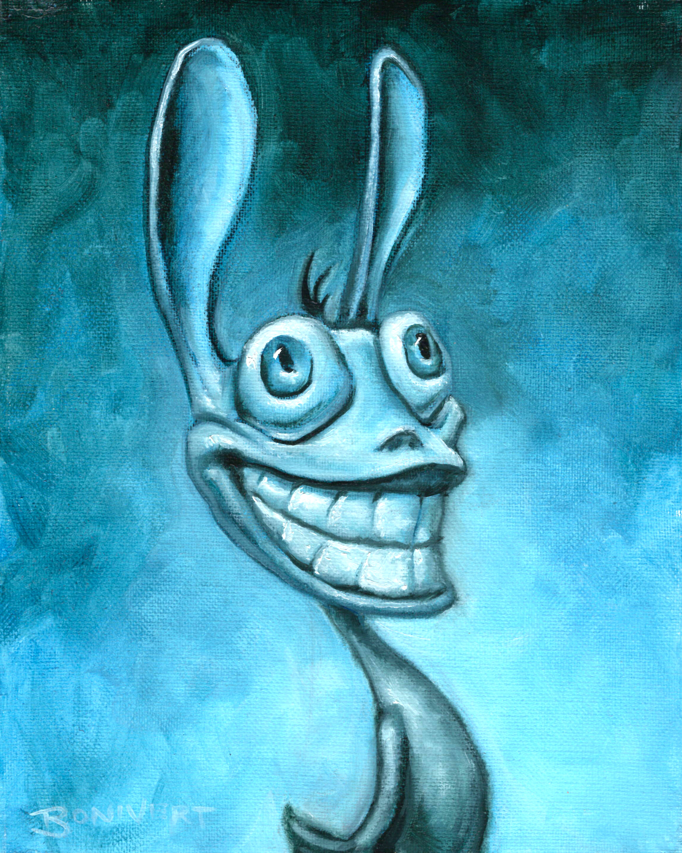 Ren!, Oil on Canvas, 11"x14", 2019