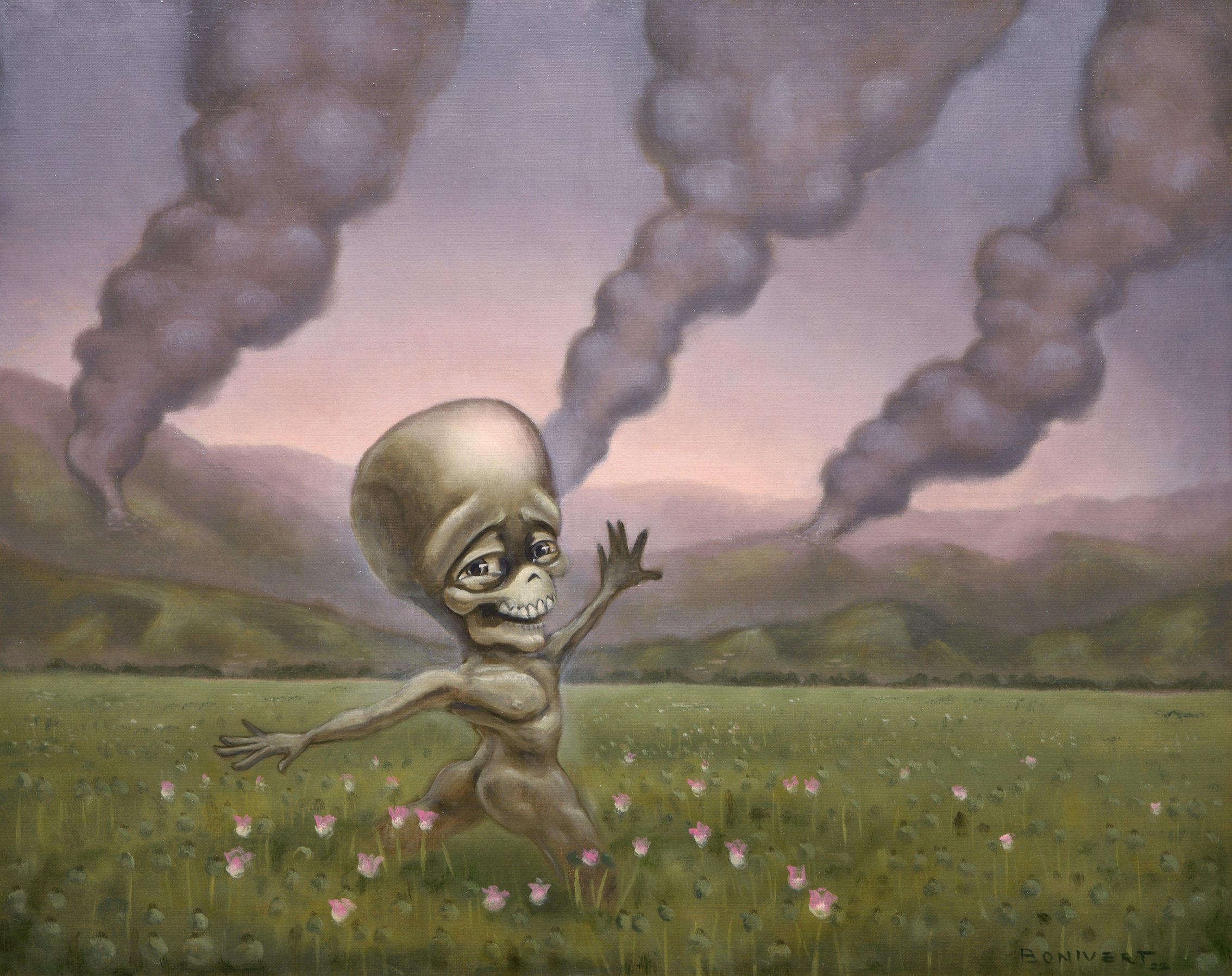 Field of Dreams, Oil on Linen, 20"x16", 2022