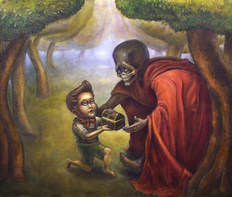 Precious Treasure, Oil on canvas, 24"x20", 2019
