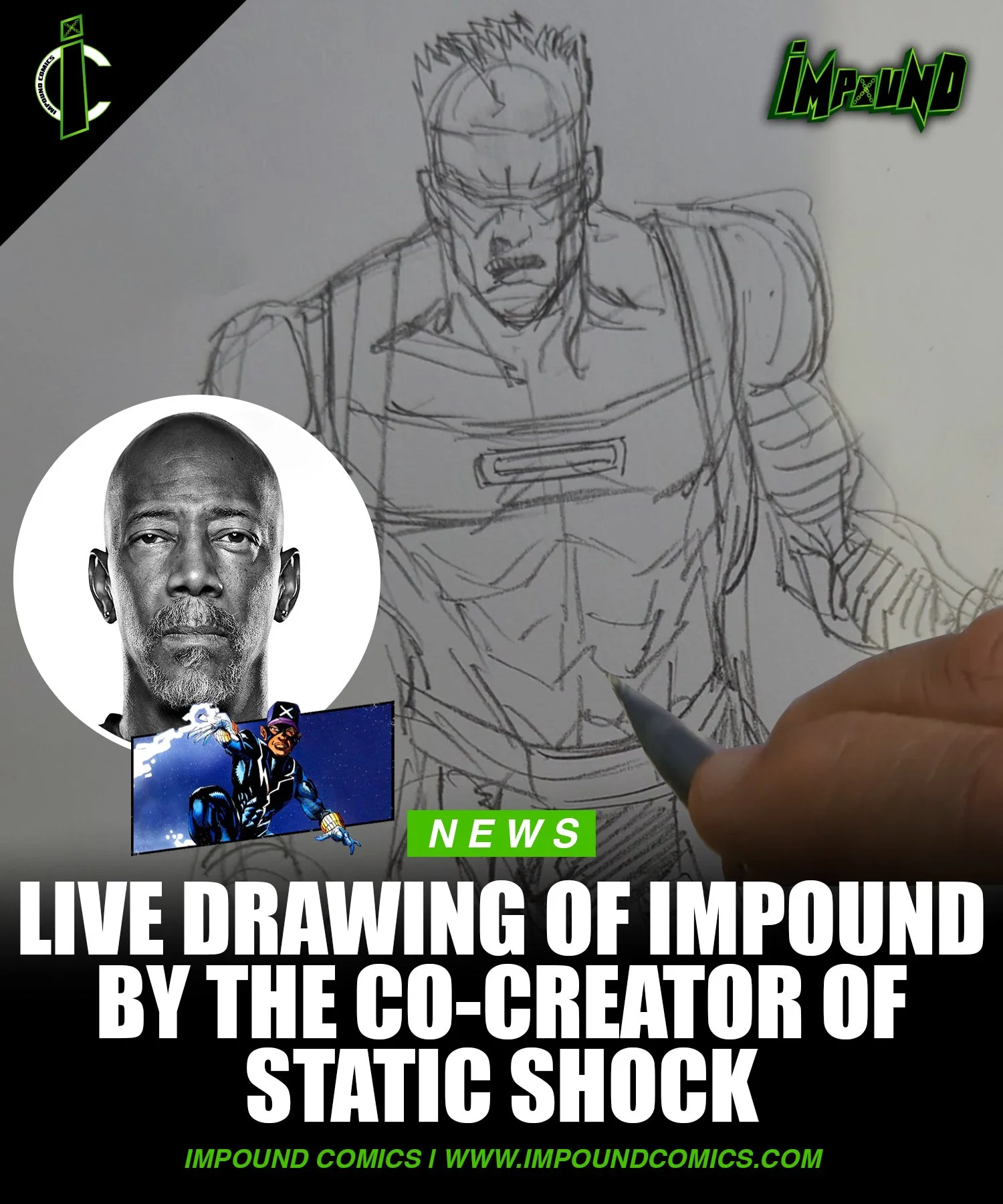 Live Drawing From Denys Cowan