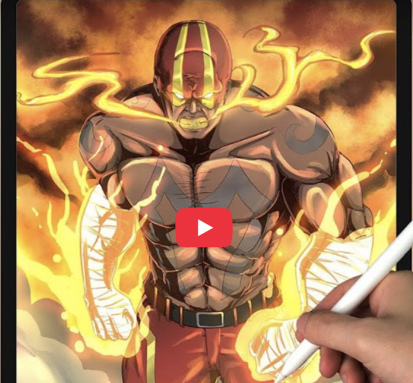 Timelapse Of Malice Illustration (Rewind)