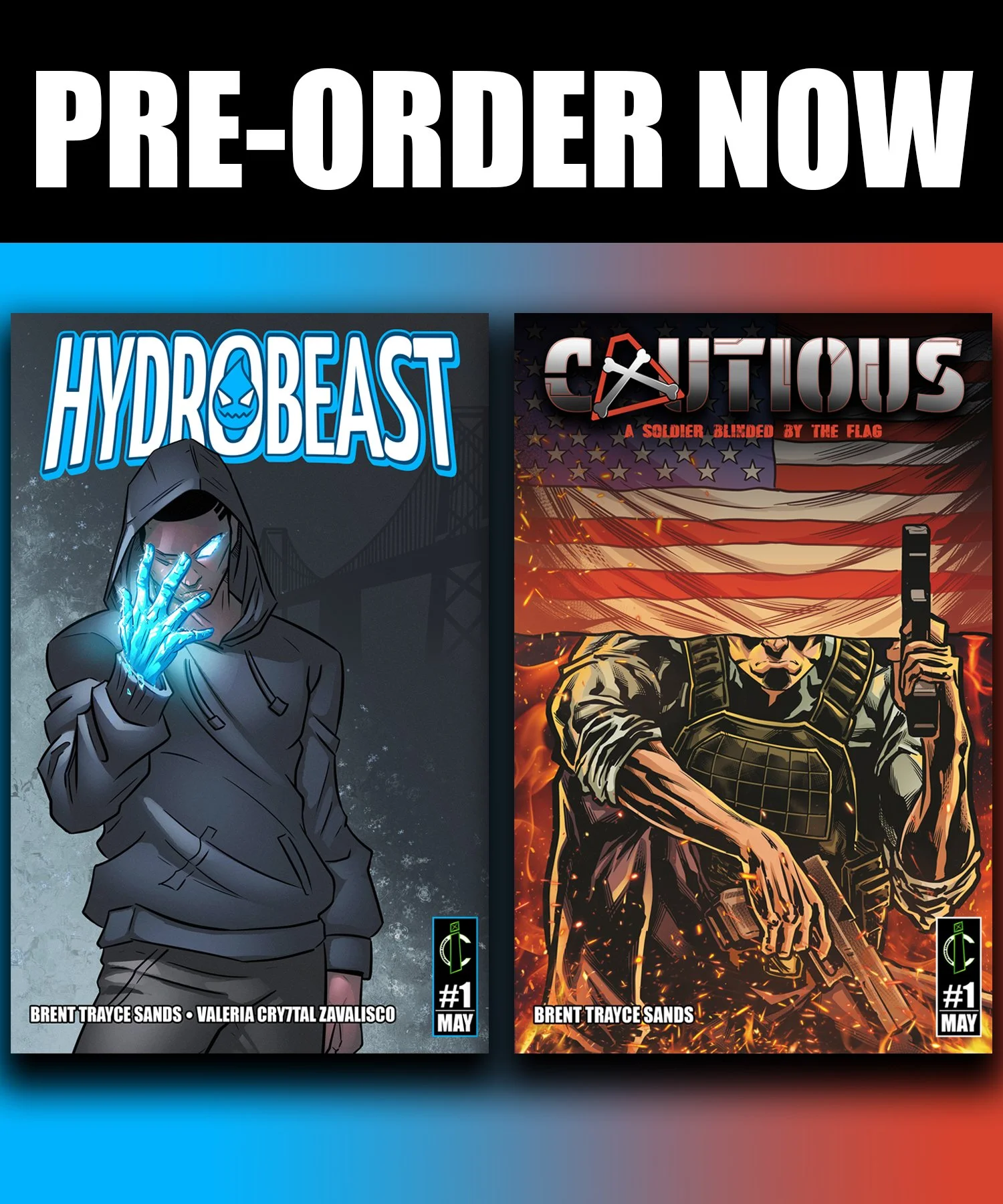 Cautious #1 and Hydro Beast #1 — Pre-Order Now Available