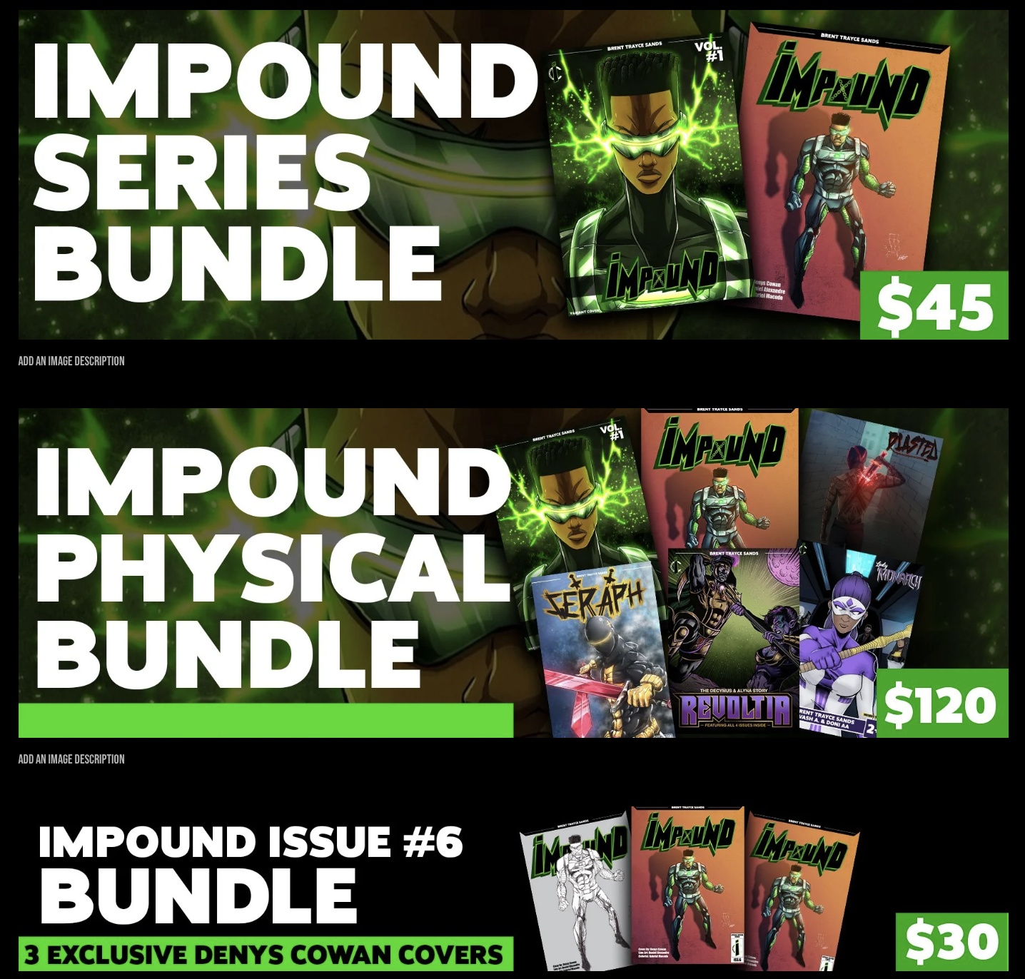 Impound Comics Bundles!