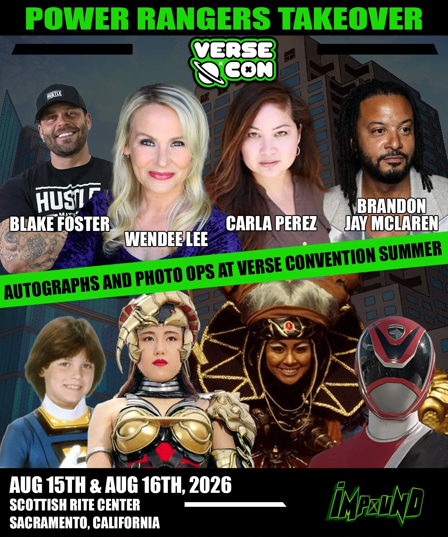 Power Rangers Takeover At Verse Con!
