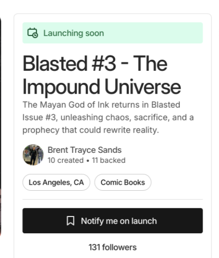 Have You Signed Up? Blasted Issue #3