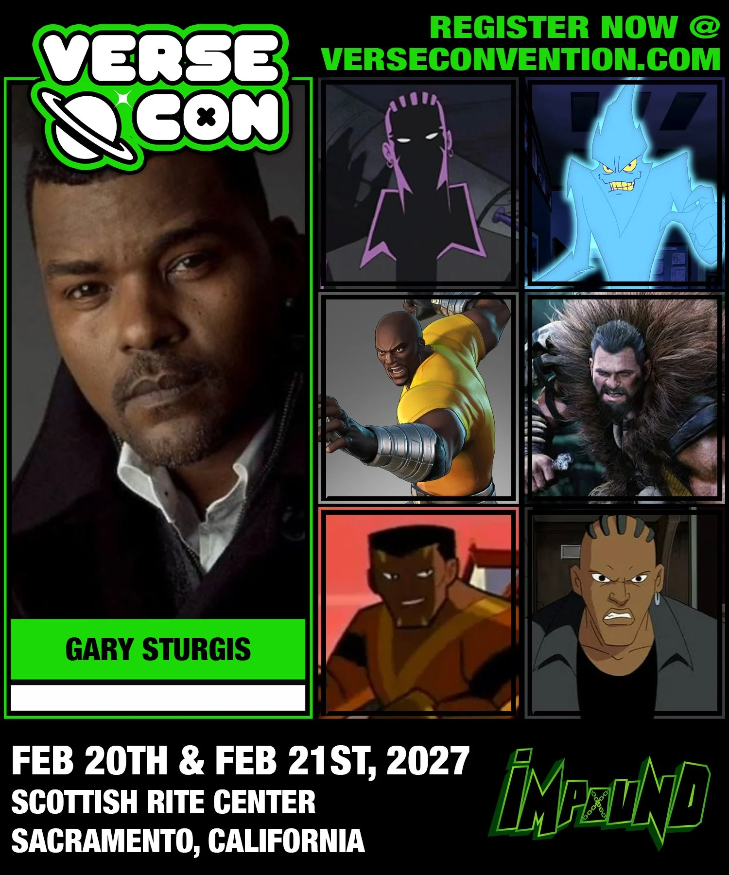 VerseCon 2027 Welcomes Voice Actor Gary Sturgis!