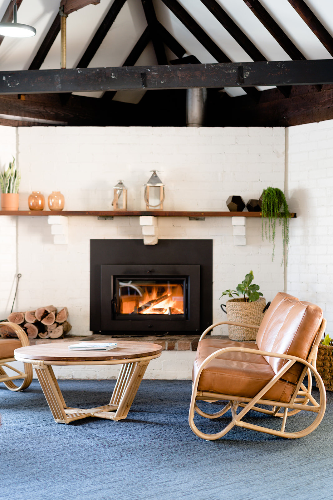 When winter comes around, enjoy a drink by the fire-side