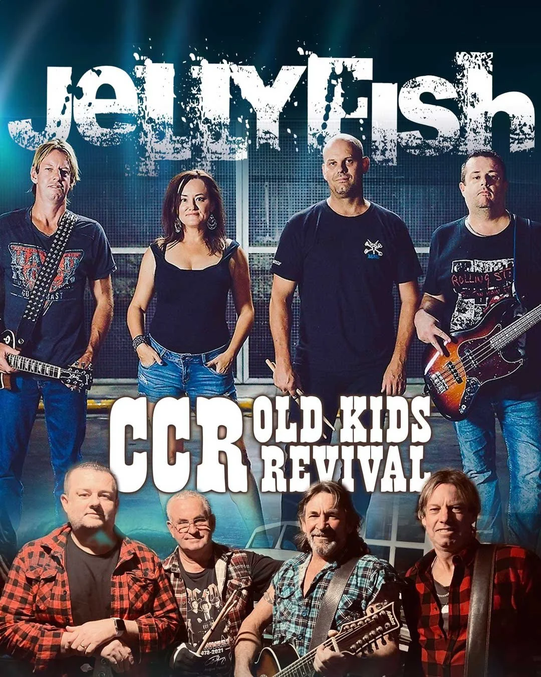 Jellyfish aka @jellyfishrockband always bring high energy to their performance, and this Sat from 8.30pm will be no exception. CCR Old Kids Revival will also join in the fun. These guys will rock out covers from acts like Cold Chisel, The Baby Animal