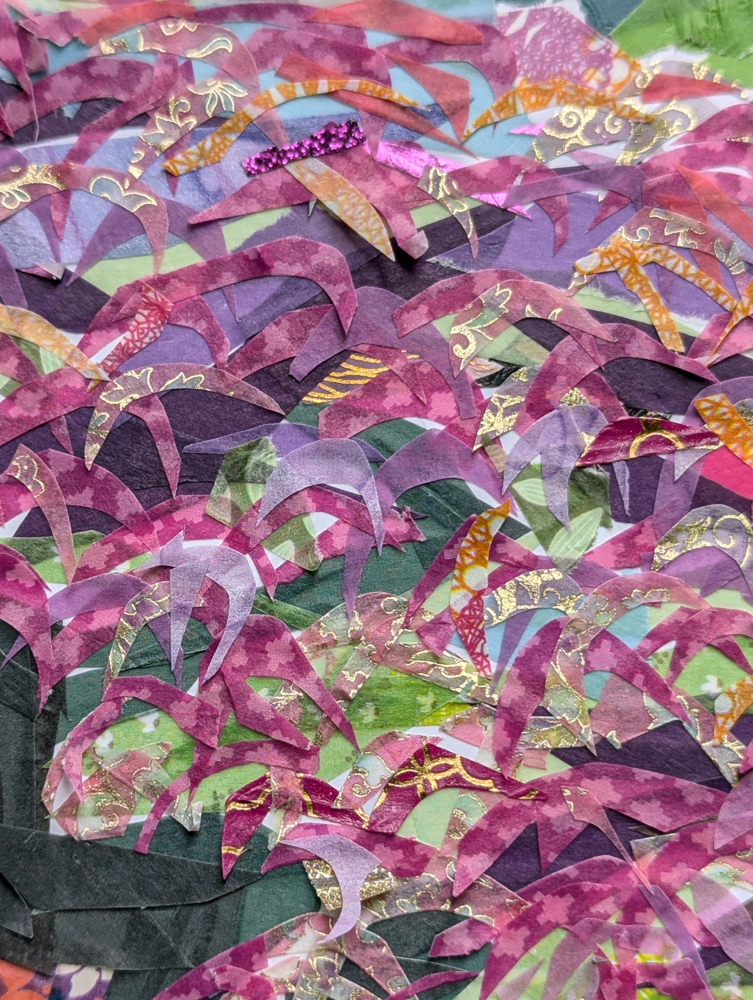 Close up detail of Japanese Maple tree leaves