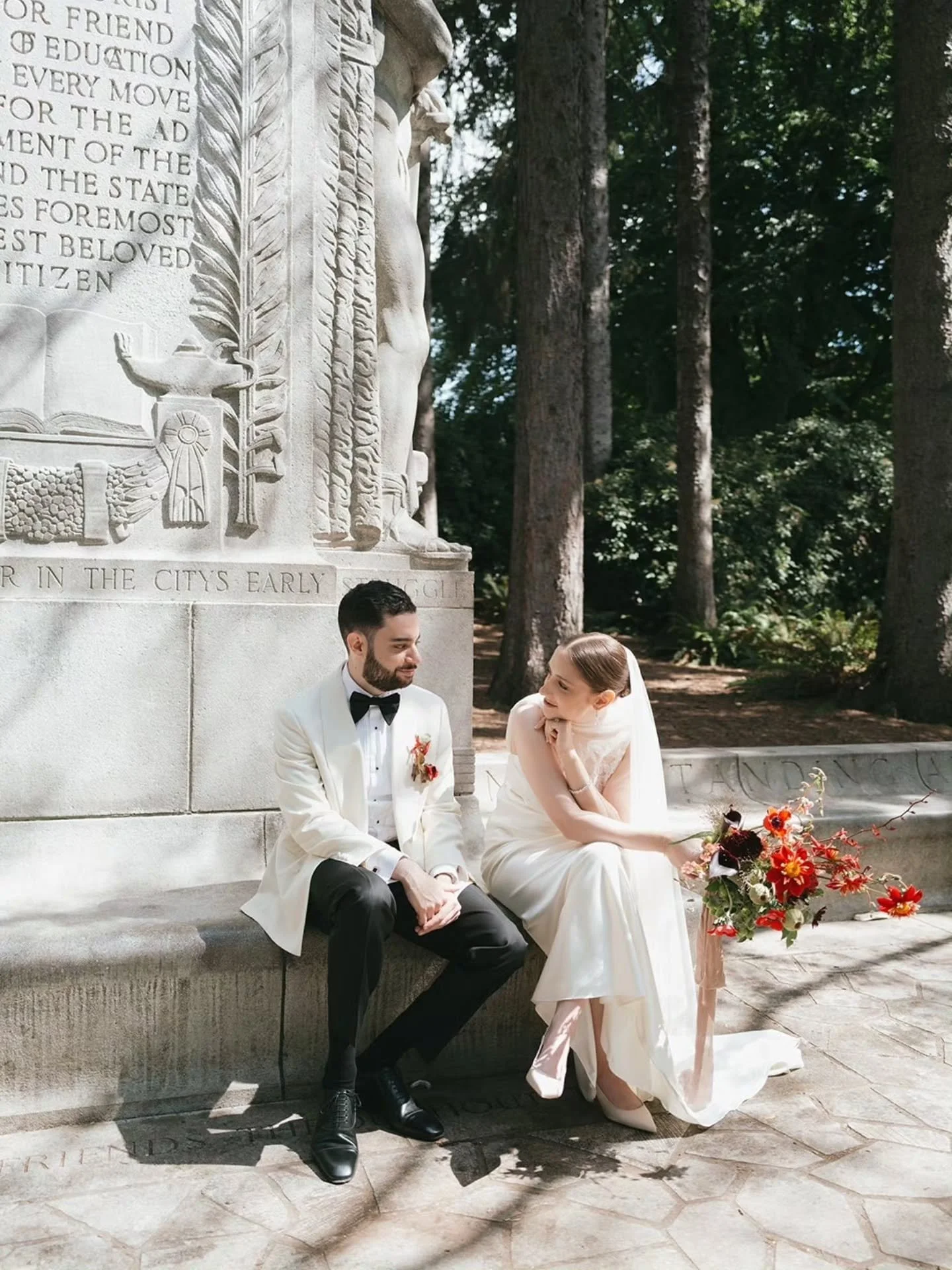 Details from Jade and Tomer's baroque Seattle summer wedding.
Red, magenta, greens, a bit of modern, a bit of vintage and all around gorgeous.
 Venue: @seattleartmuseum
 Catering: @shoobydoocatering
 Photographer: @jakefosmirephoto
 Tin Type Photog