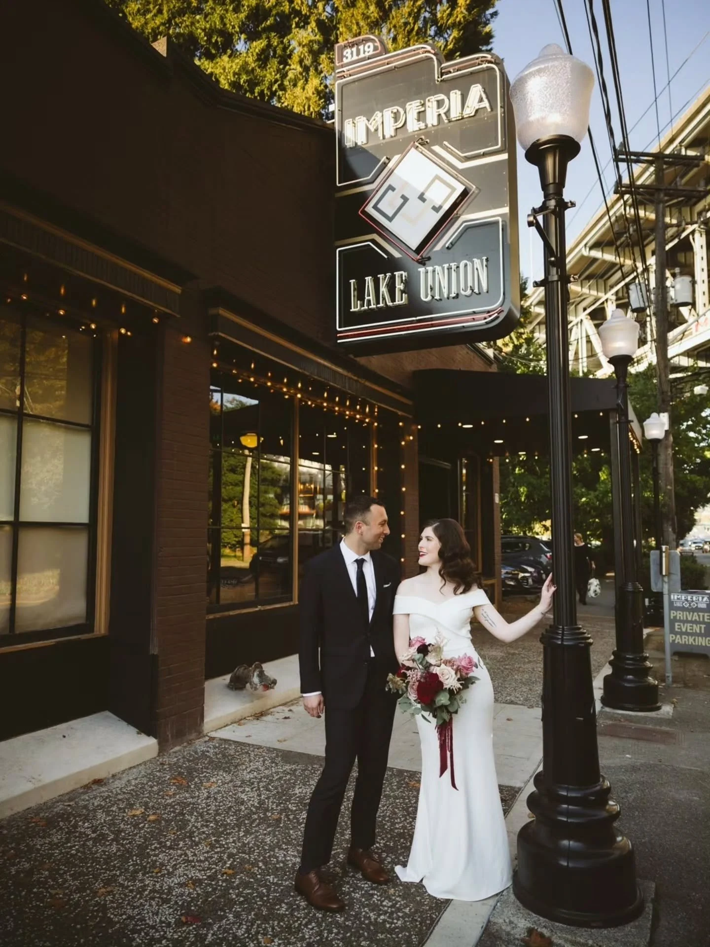 Mariana and Conrad's wedding is officially up and live on the blog!

Their wedding was classic and reflected their favorite things: literature and the city of Seattle

Check out the link to our blog in our description to learn more:
www.thebubblysoir