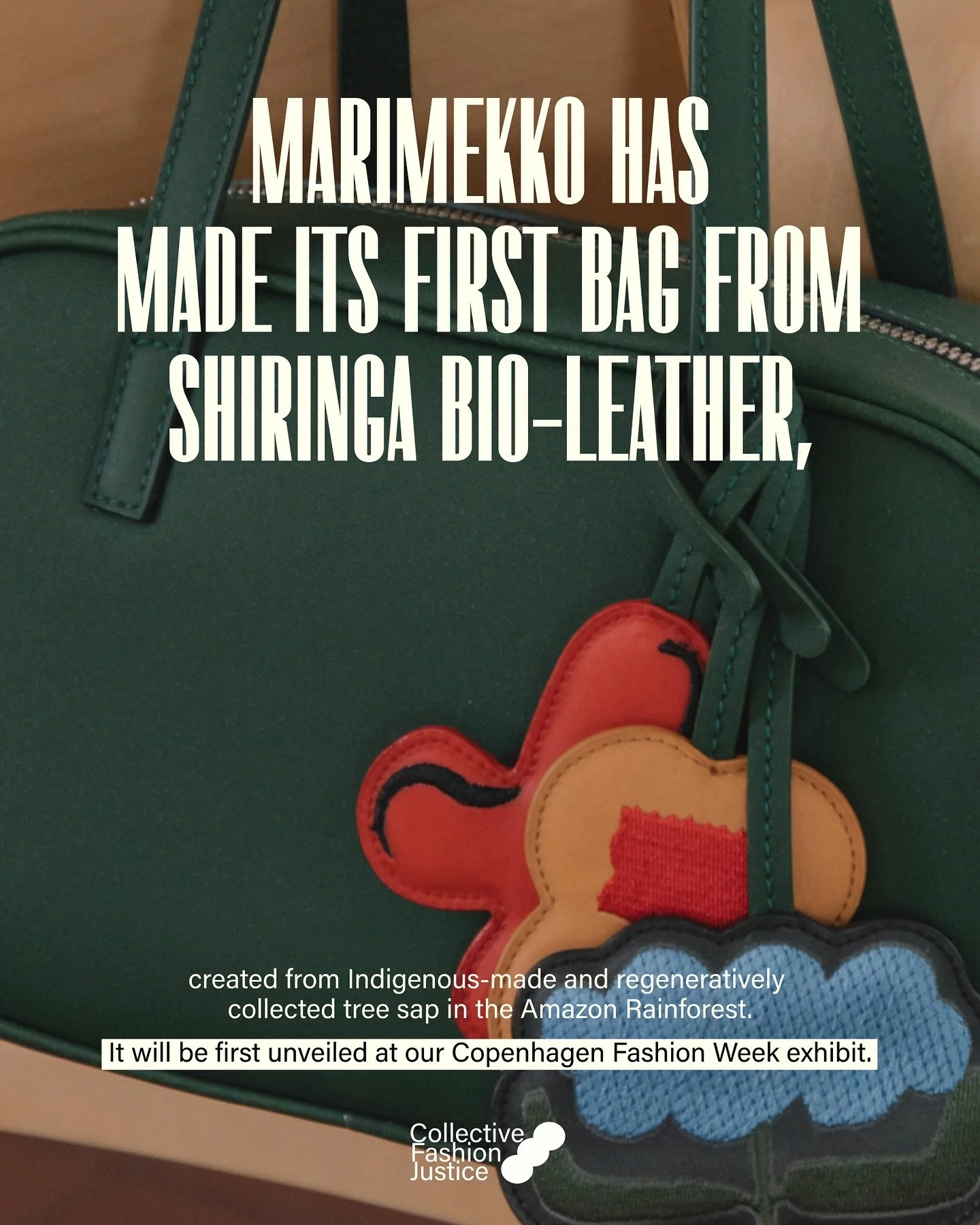 It&rsquo;s Copenhagen Fashion Week and we&rsquo;re bringing the Awaj&uacute;n people and @caxacori.studio&rsquo;s shiringa bio-leather. 🌳

Our @cphfw exhibition will feature the first shiringa bio-leather bags and jackets to be made by European-base
