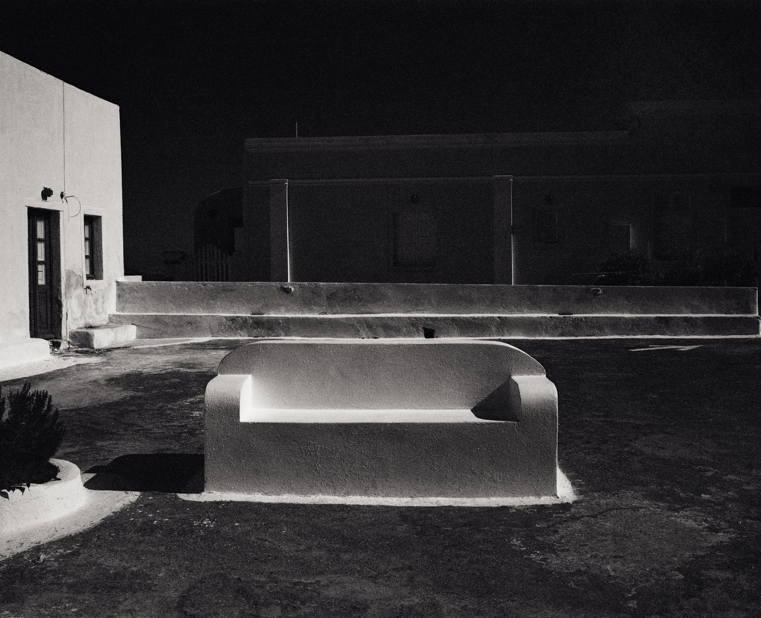 A Really Hot Bench, Santorini, Greece. 2013.