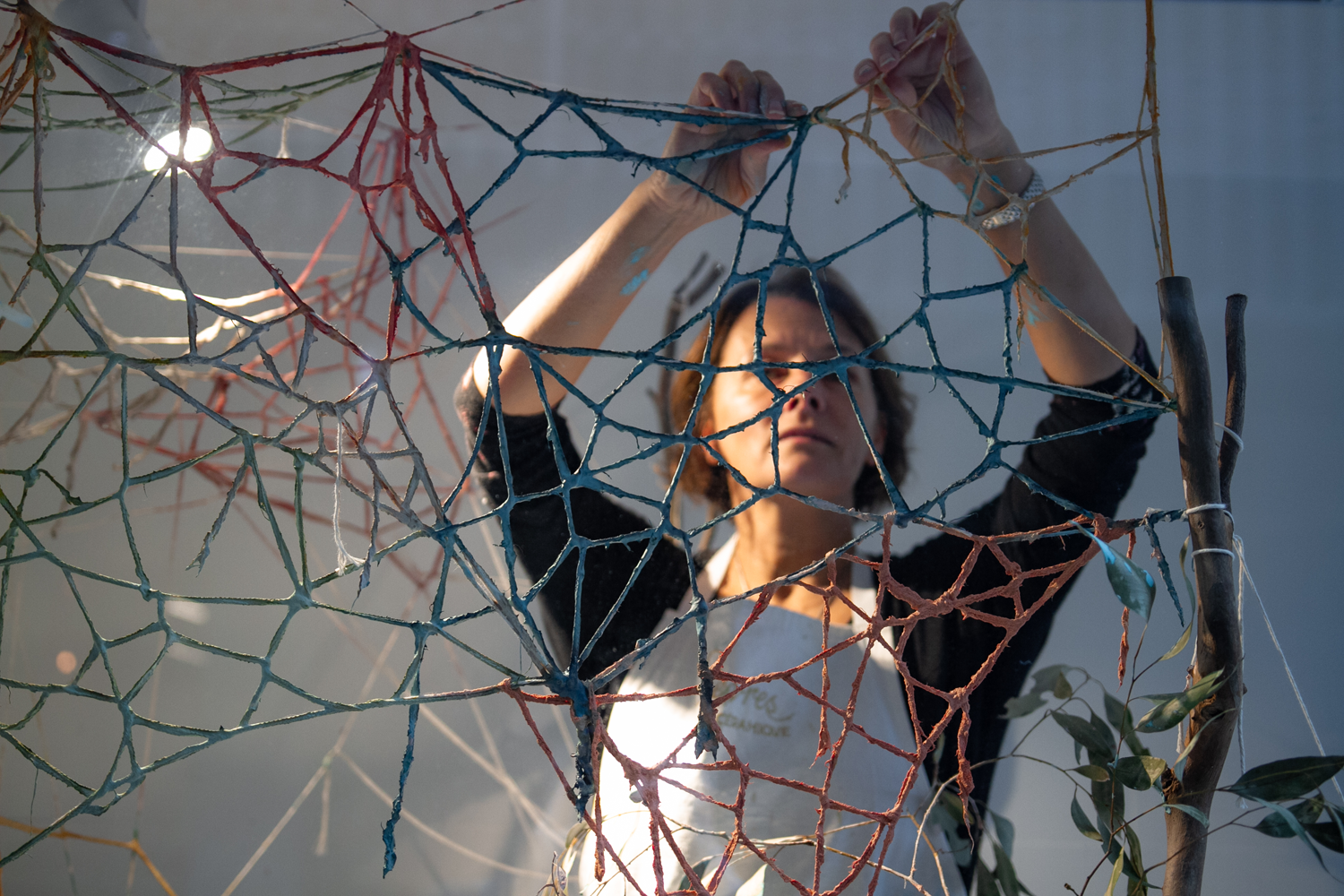 Installation view of am i listening? Day 23 performance.