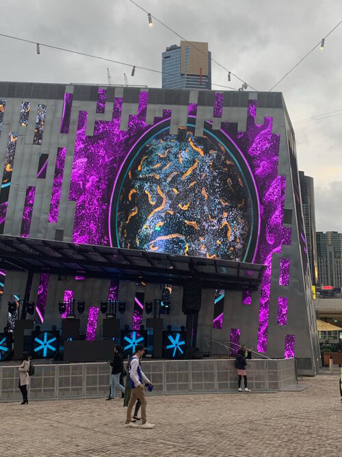 Digital work created to be showcased for the Blakheart festival at Fed Sq. A seires of my works were shown on the big screen during the festival.