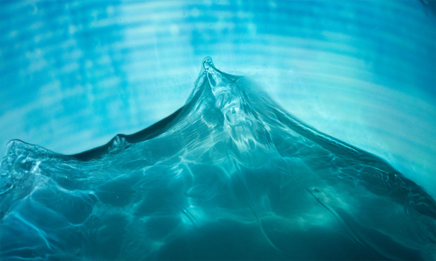 close up detail of water