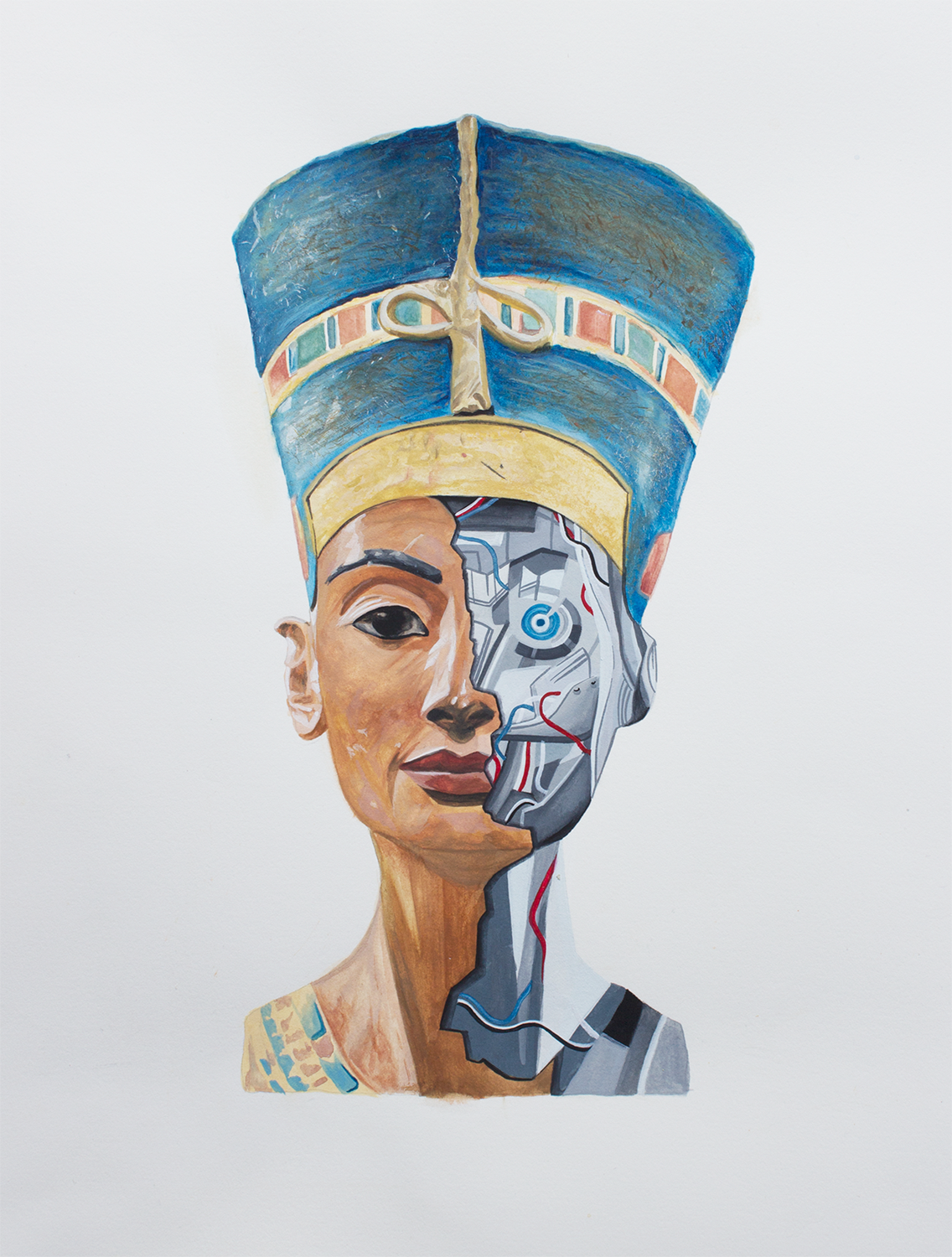 Part-sculpture, part-machine representations of ancient sculptures