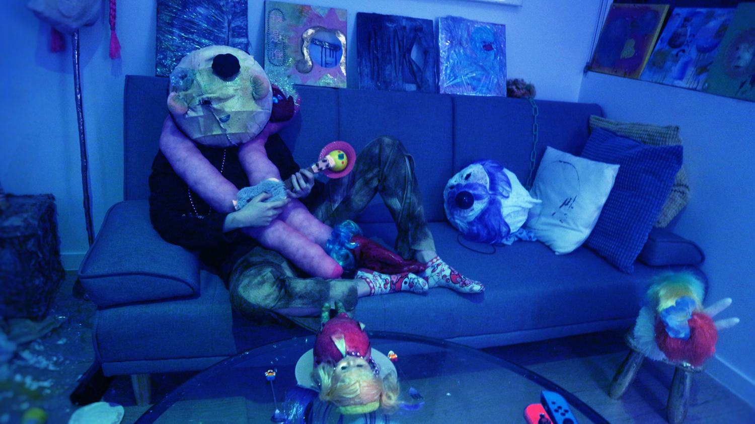 photo of a monster's quarantine life 