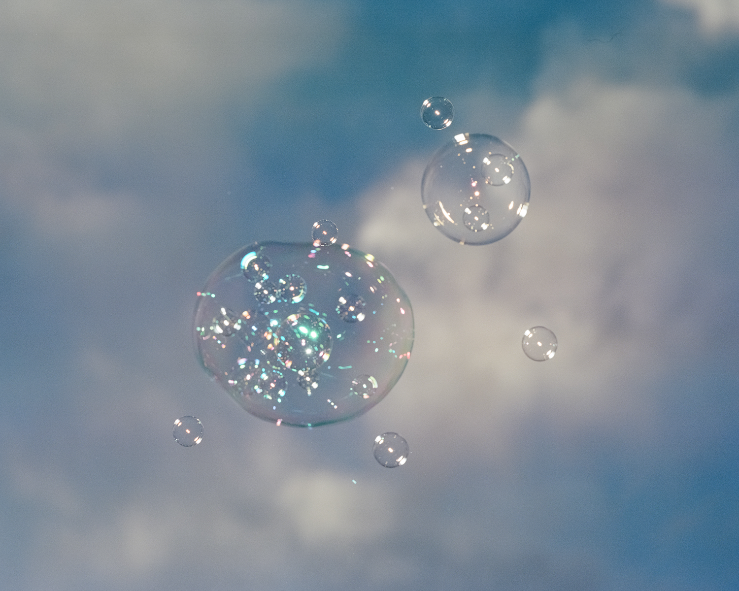 bubbles inside bubbles in the sky