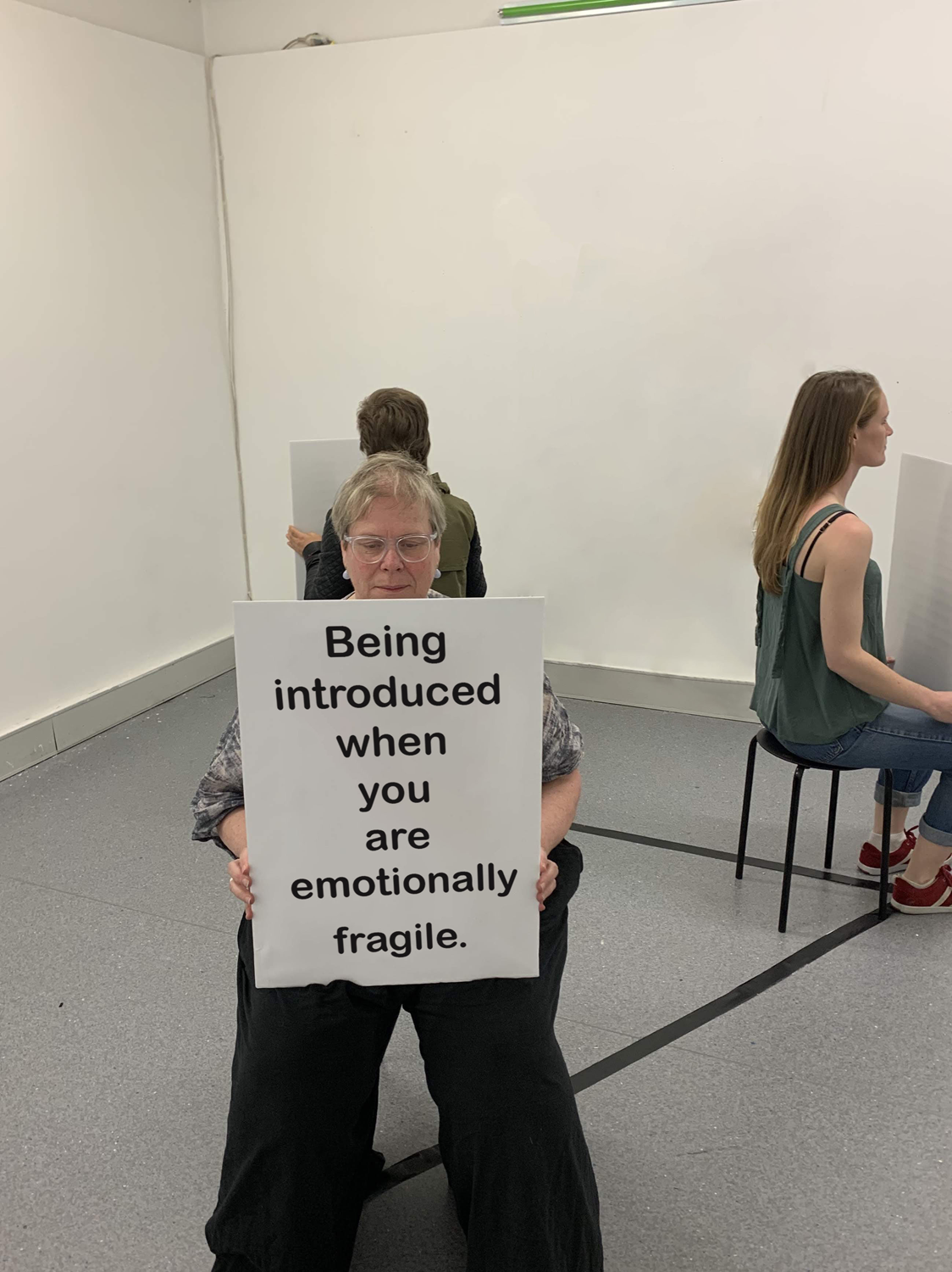 Situationally based performance artwork.