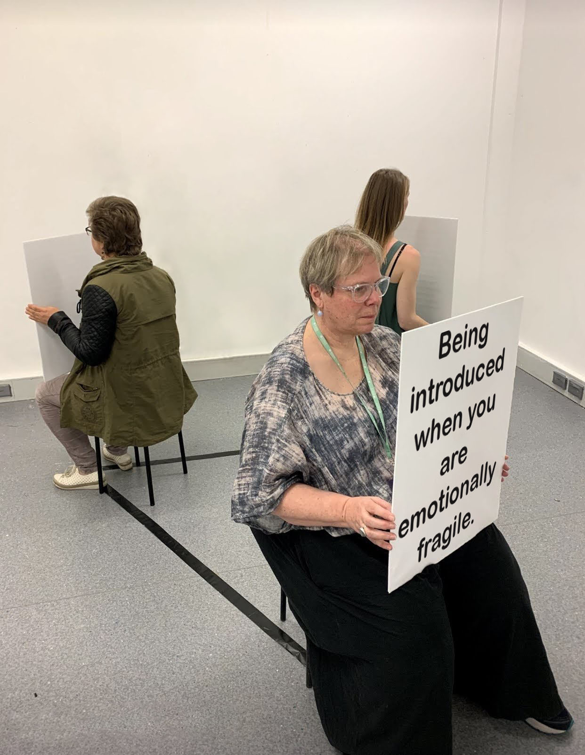 Situationally based performance artwork.