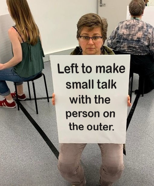 Situationally based performance artwork.