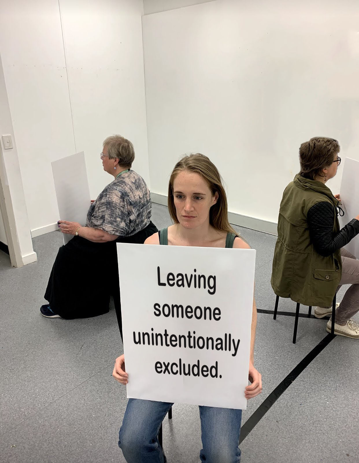 Situationally based performance artwork.