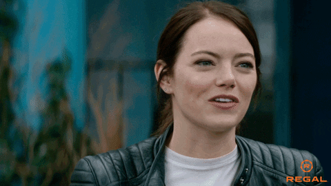 Funny Emma Stone GIF with the words “Am I losing it?”, which feels like a relatable moment for business owners with messy websites.