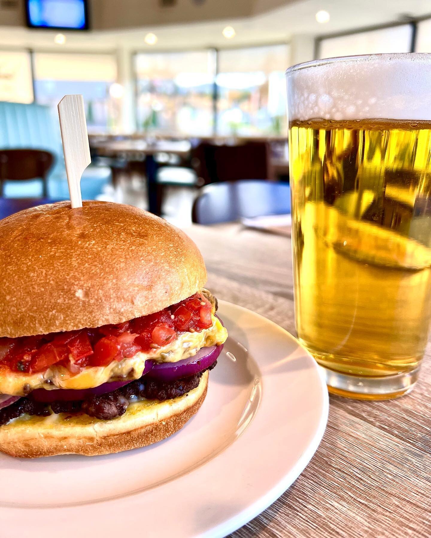 Now THAT&rsquo;s a burger! 🍔 

Reserve your table online and grab a burger, fries &amp; beer for $14.