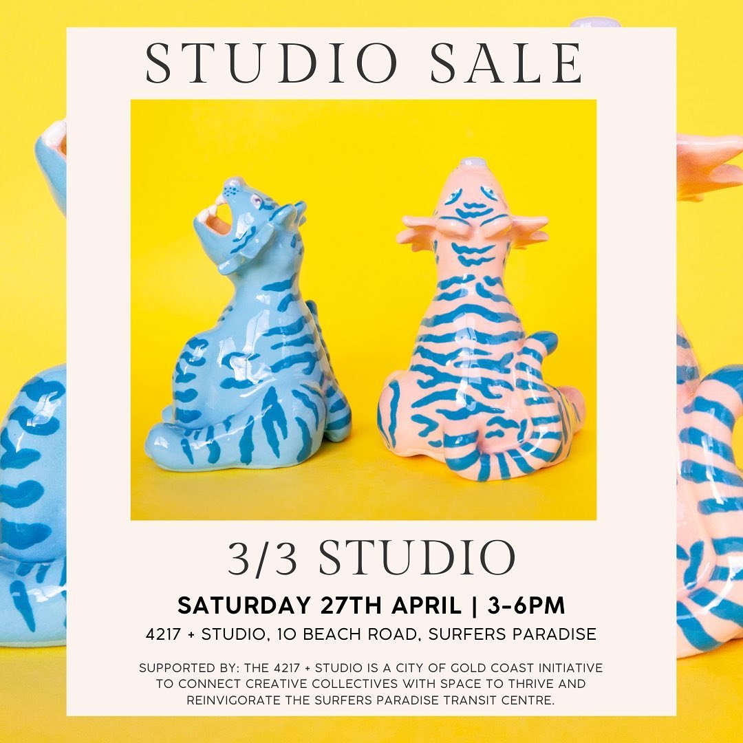 🩵🎀 STUDIO SALE✨💞 Emptying out the studio and selling works from the archives. 

My 4217+ Studio neighbours in the Level Up Studio will also be hosting an exhibition and Venus Studio will host an open studio for a complete afternoon of art and comm