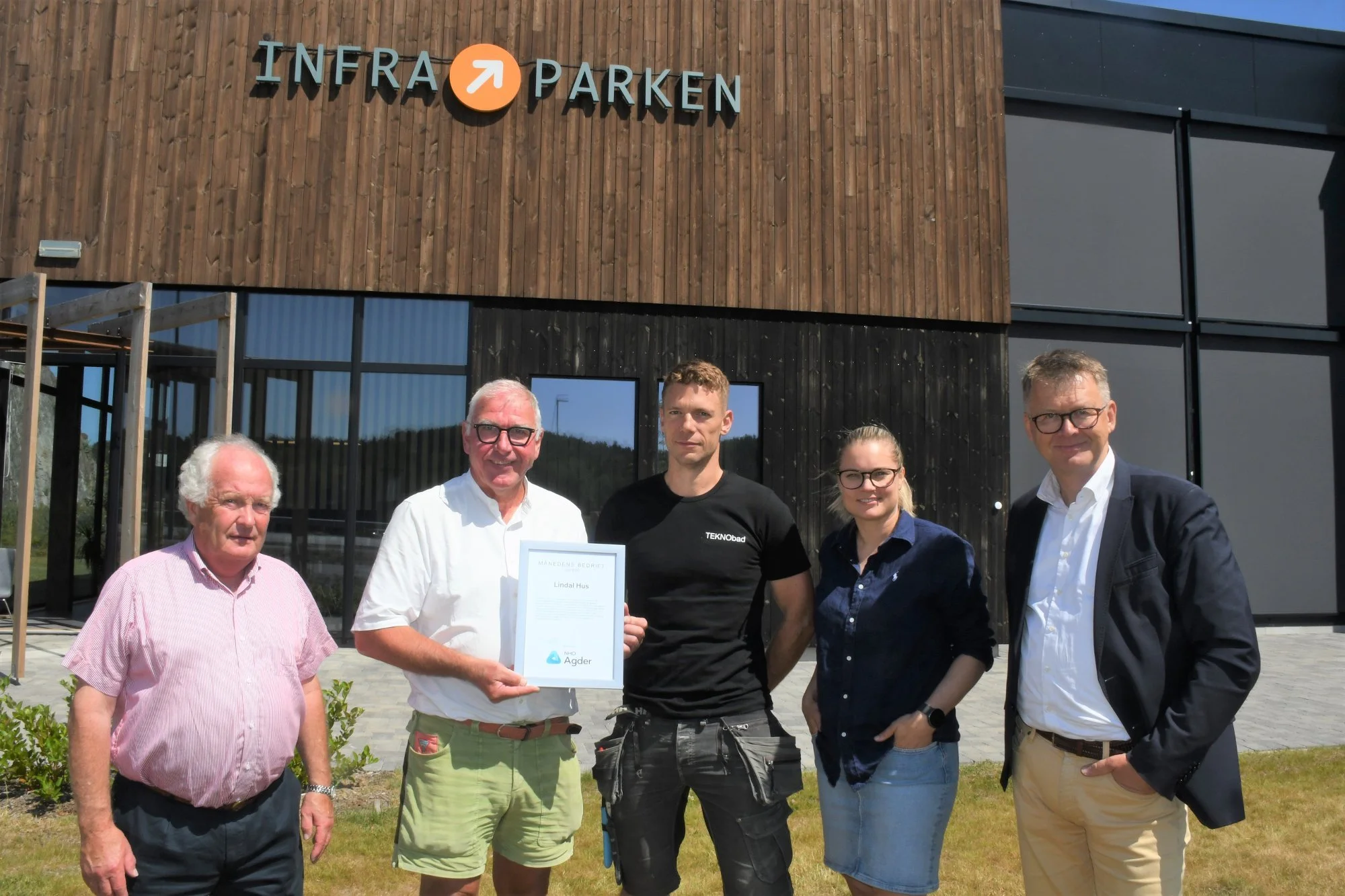 Lindal Hus er plukket ut som "Månedens bedrift" av NHO Agder. 