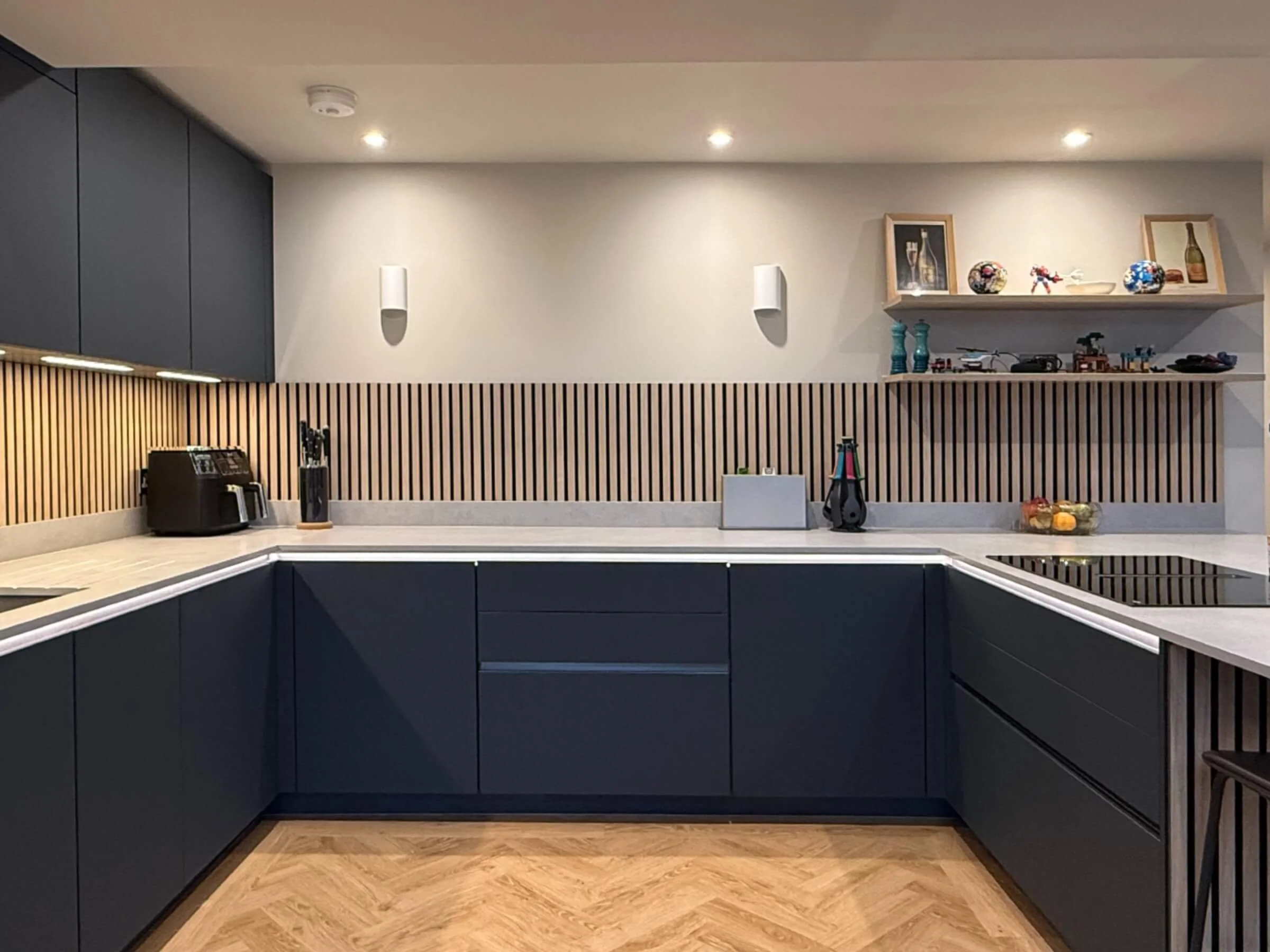 u-shaped modern kitchen
