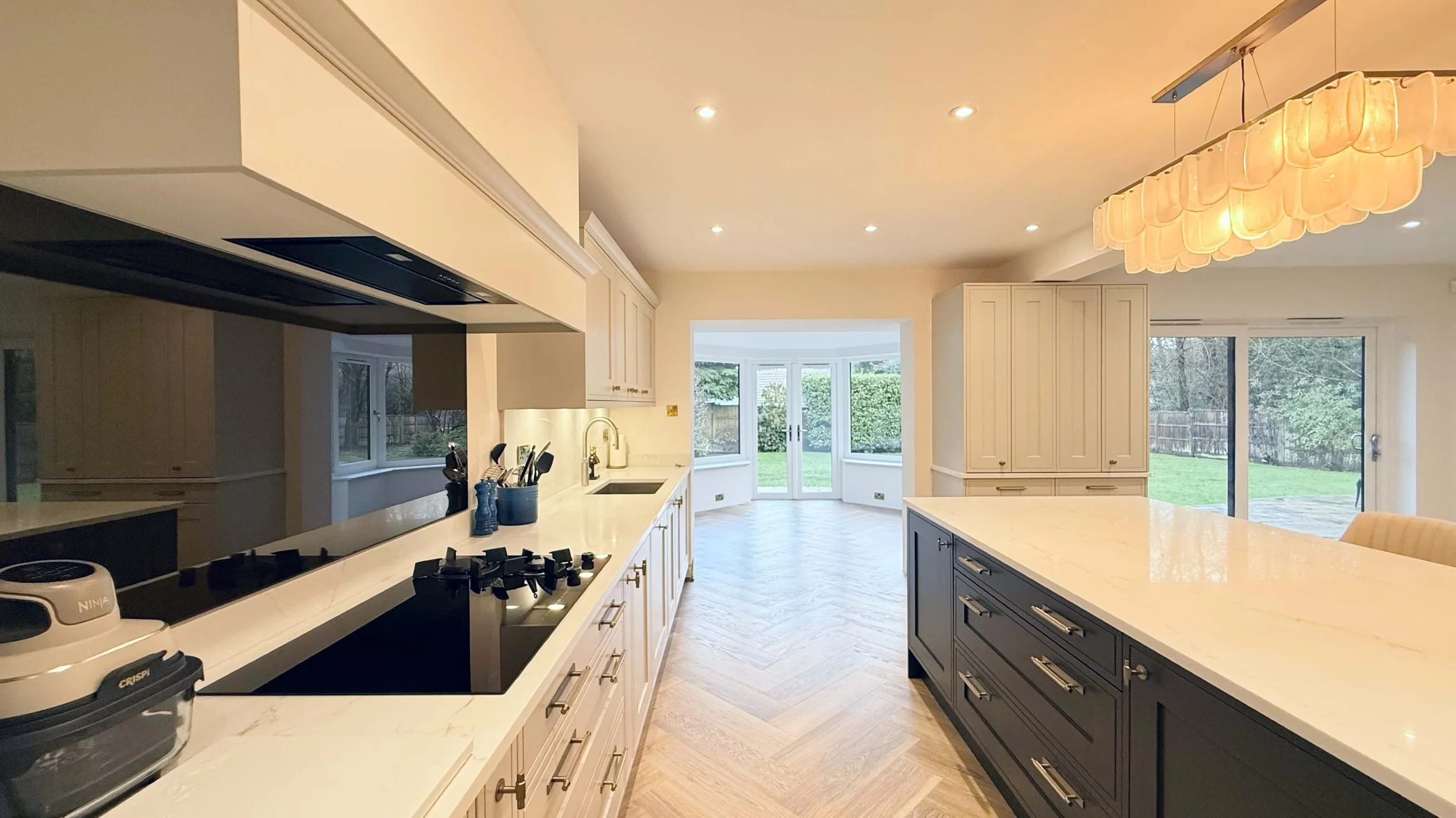 Light Neutral & Grey Shaker Kitchen in Wokingham