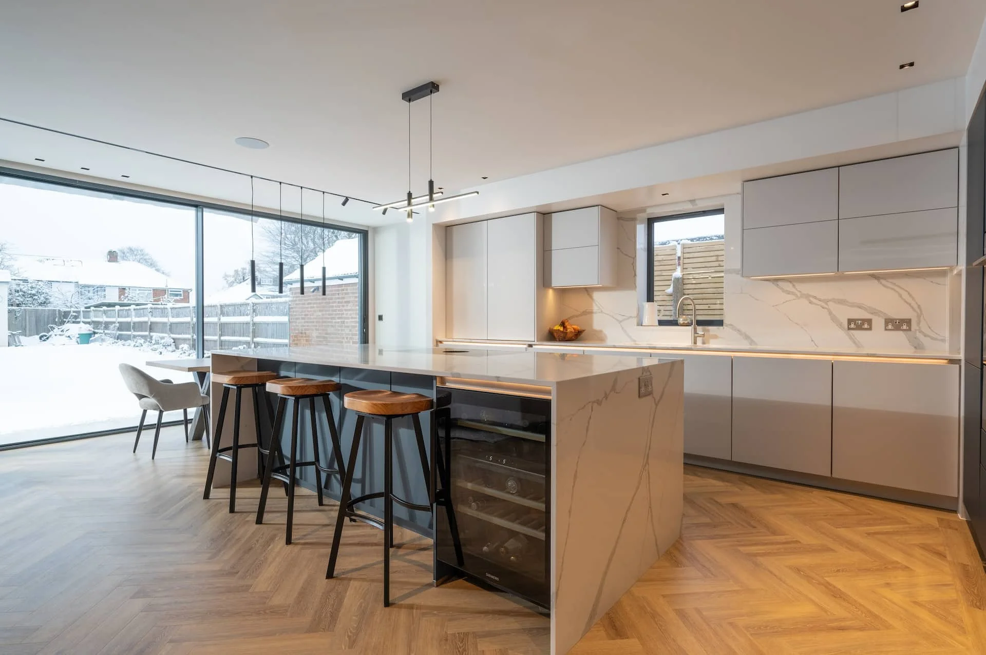 Modern Duotone Kitchen & Utility St Albans | Audus Kitchens