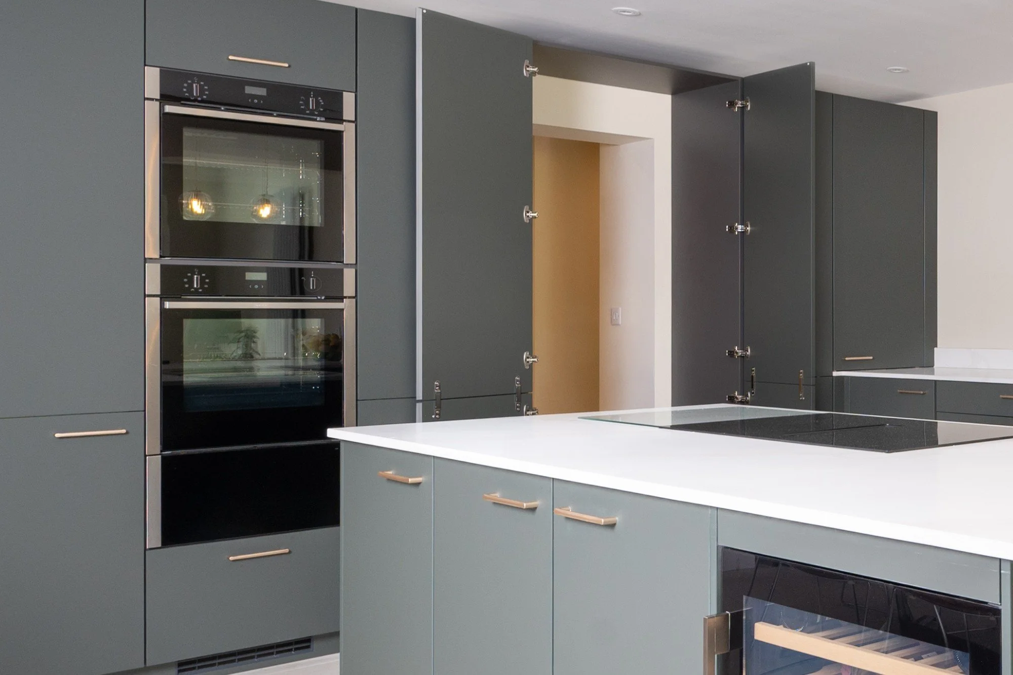 Neff double oven in the kitchen