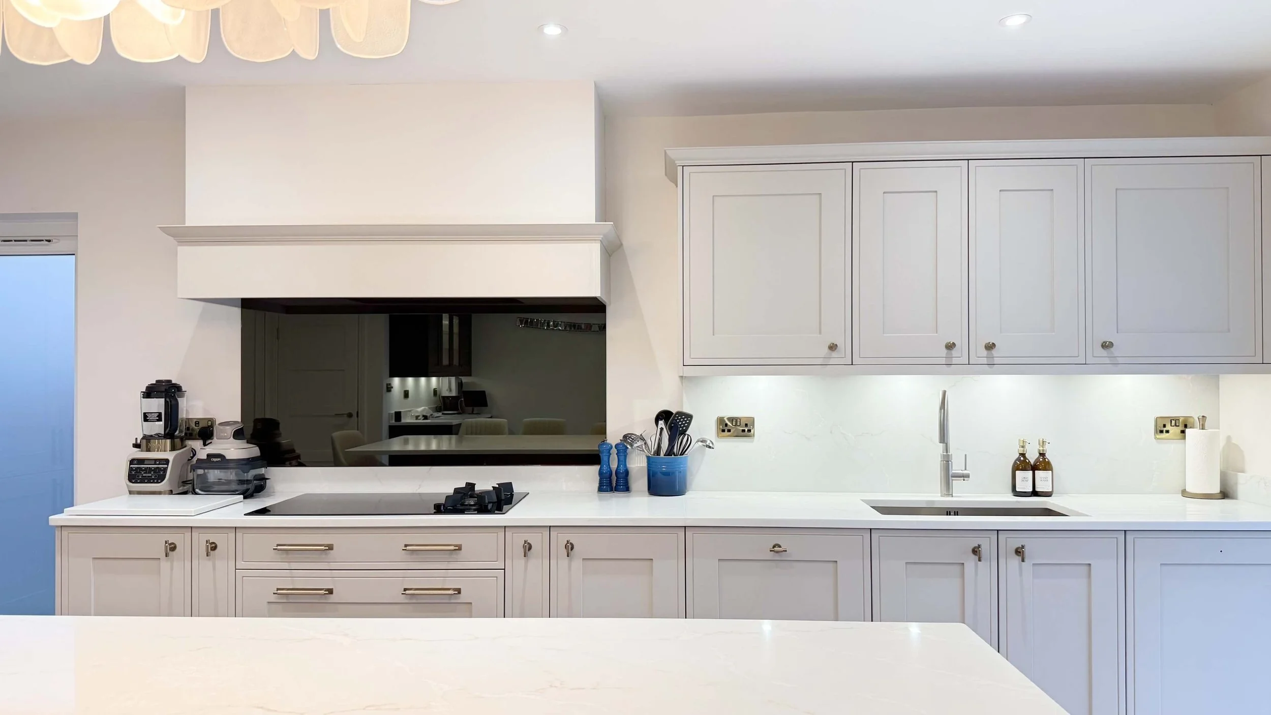Light Neutral & Grey Shaker Kitchen in Wokingham
