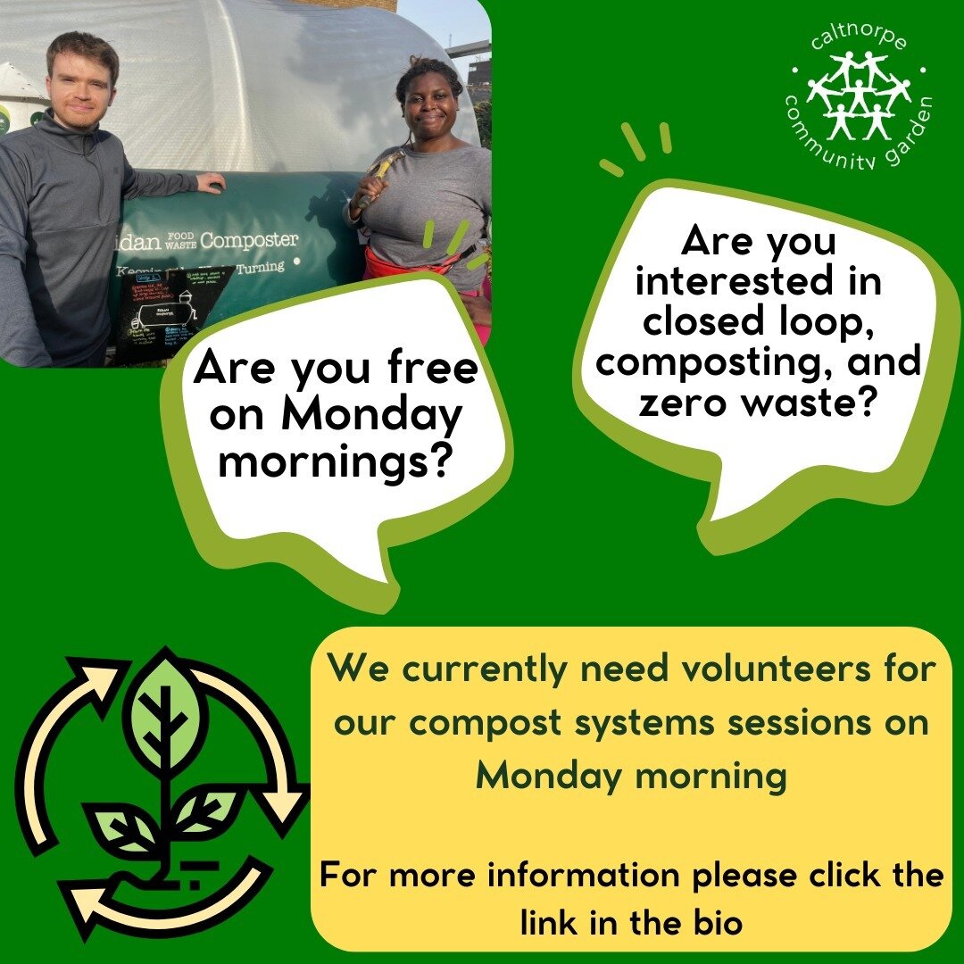 Are you free on Monday mornings?
Are you interested in closed loop, composting and zero waste?
We currently need volunteers for our compost systems sessions on Monday morning
For more information please click the link in the bio or email marta@caltho