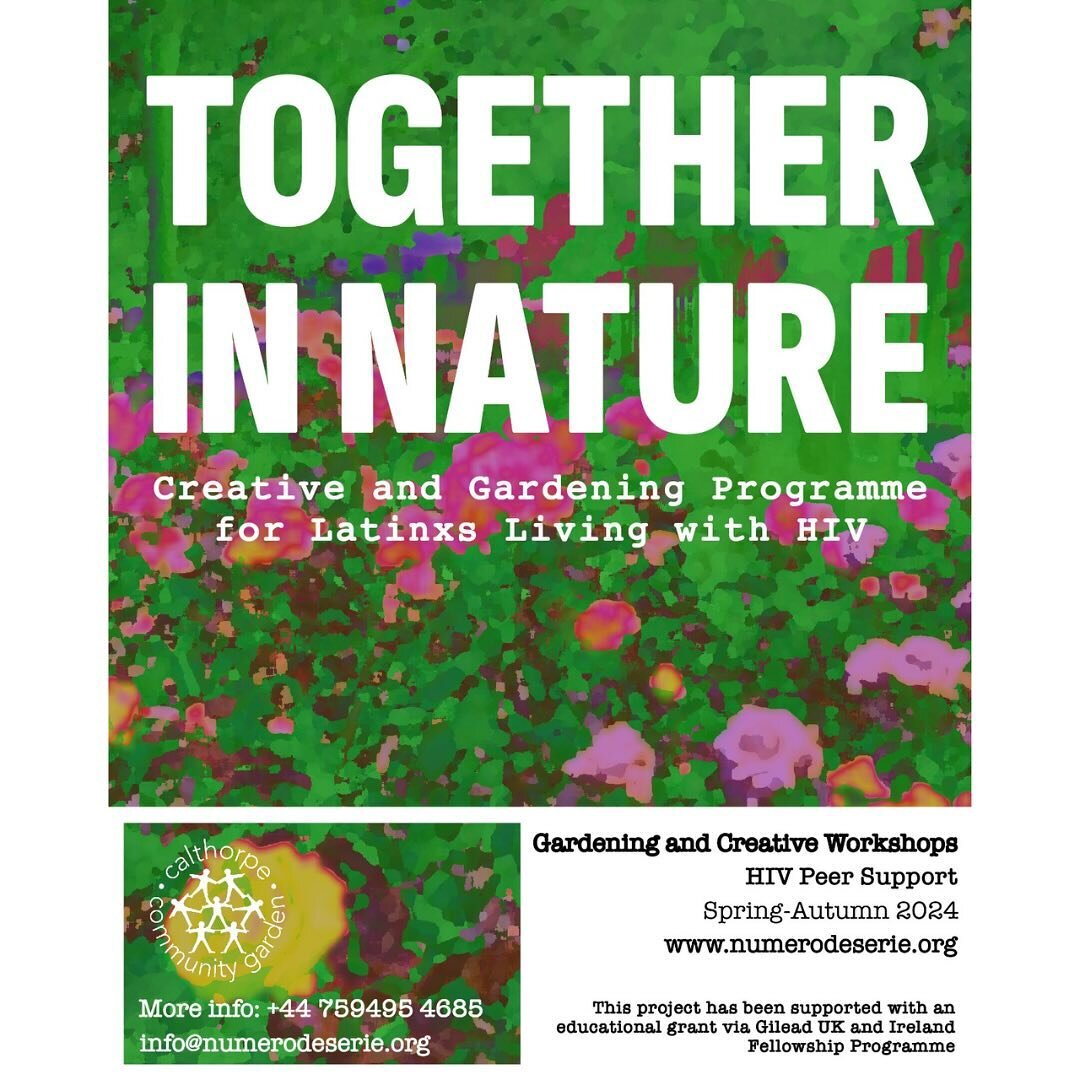 TOGETHER IN NATURE, a Creative and Gardening Programme for Latinxs Living with HIV.

The aim of the programme is to promote a connection with nature to improve the well-being of Latinxs living with HIV in London.

Through gardening and creative works