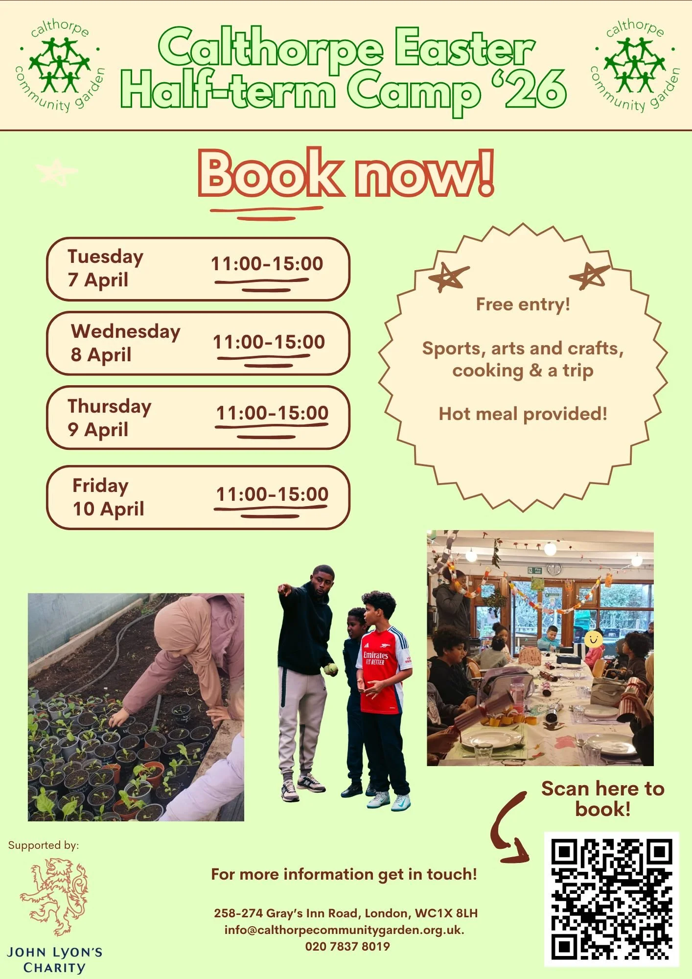 Calthorpe Easter Half-Term Camp 2026