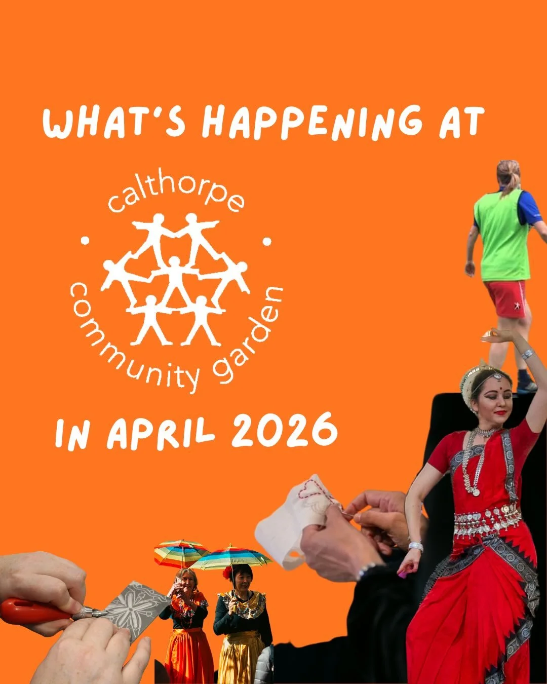 🪴Swipe to see our events in April! 

🎶Come along for our flea market, choir, earth day sunday social (including a performance from our choir!), after school sport club or any of our other events!

📍Calthorpe Community Garden, 258-274 Grays Inn Roa