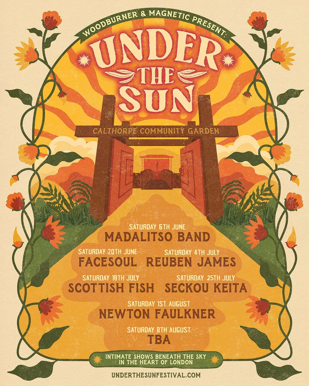 Madalitso Band - Woodburner and Magnetic Present: Under The Sun at Calthorpe Community Garden