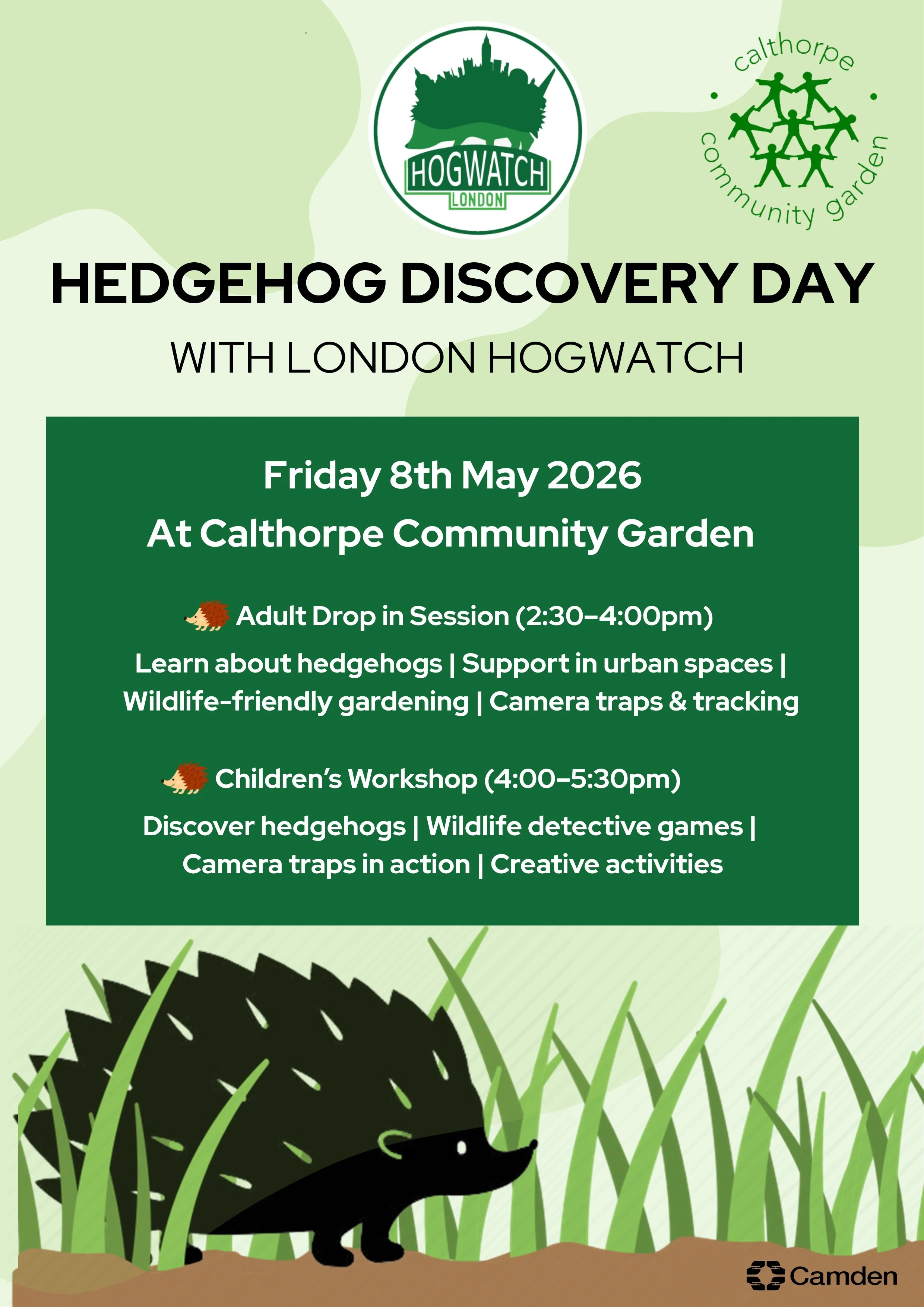 Hogwatch with Camden and Zoological Society